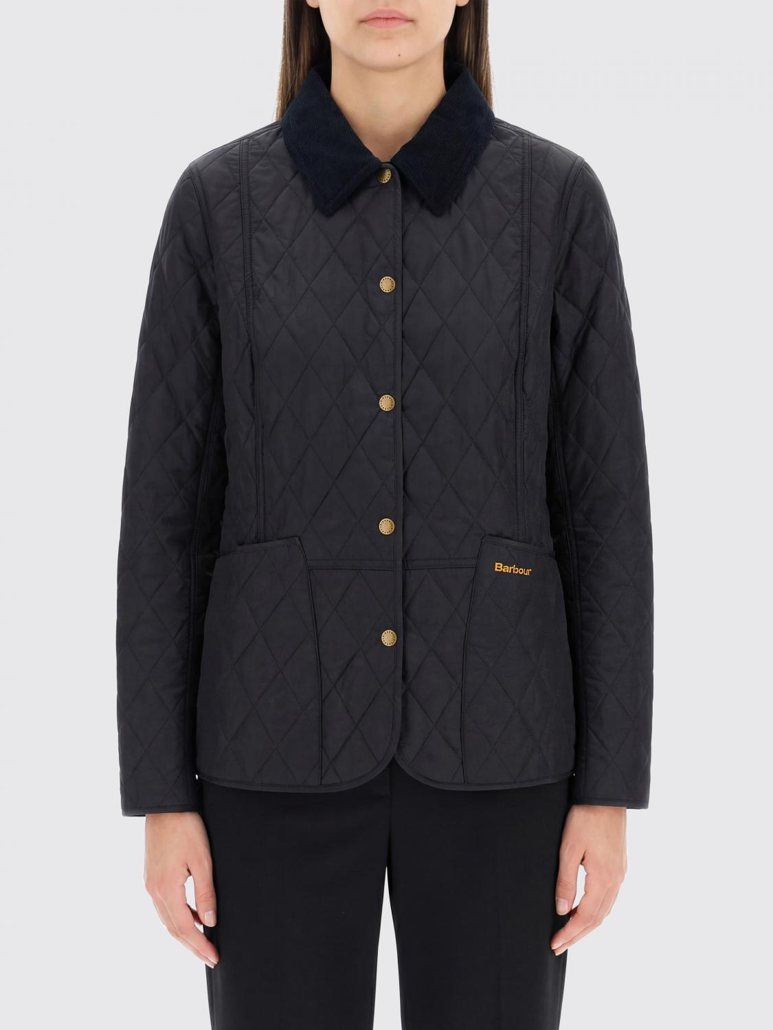 BARBOUR CHAQUETA: Chaqueta acolchada de nailon Liddesdale Barbour, Azul Marino - Img 1