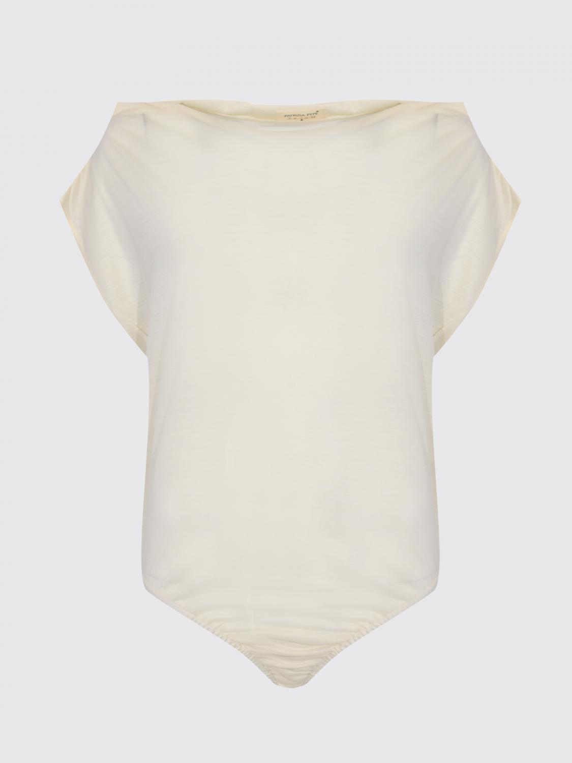 PATRIZIA PEPE TOP: Body en maille Patrizia Pepe, Blanc - Img 2