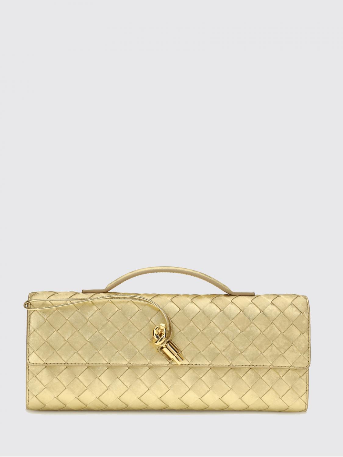 BOTTEGA VENETA CLUTCH: Clutch donna Bottega Veneta, Oro - Img 1
