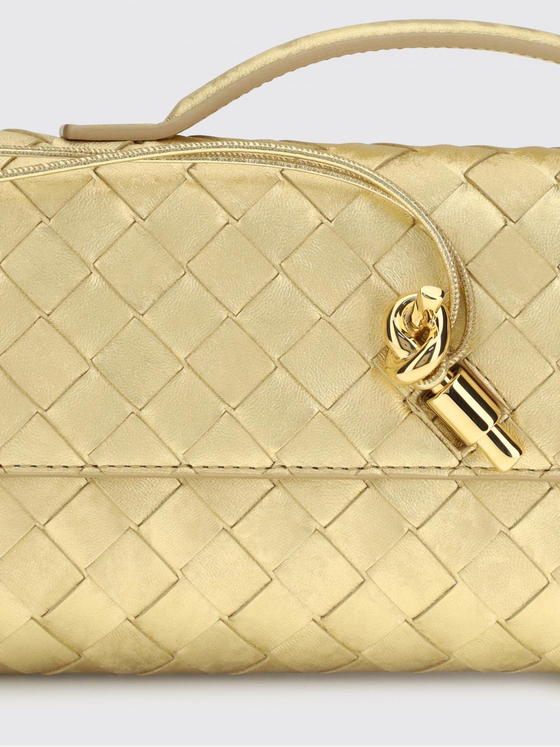 BOTTEGA VENETA CLUTCH: Clutch donna Bottega Veneta, Oro - Img 3
