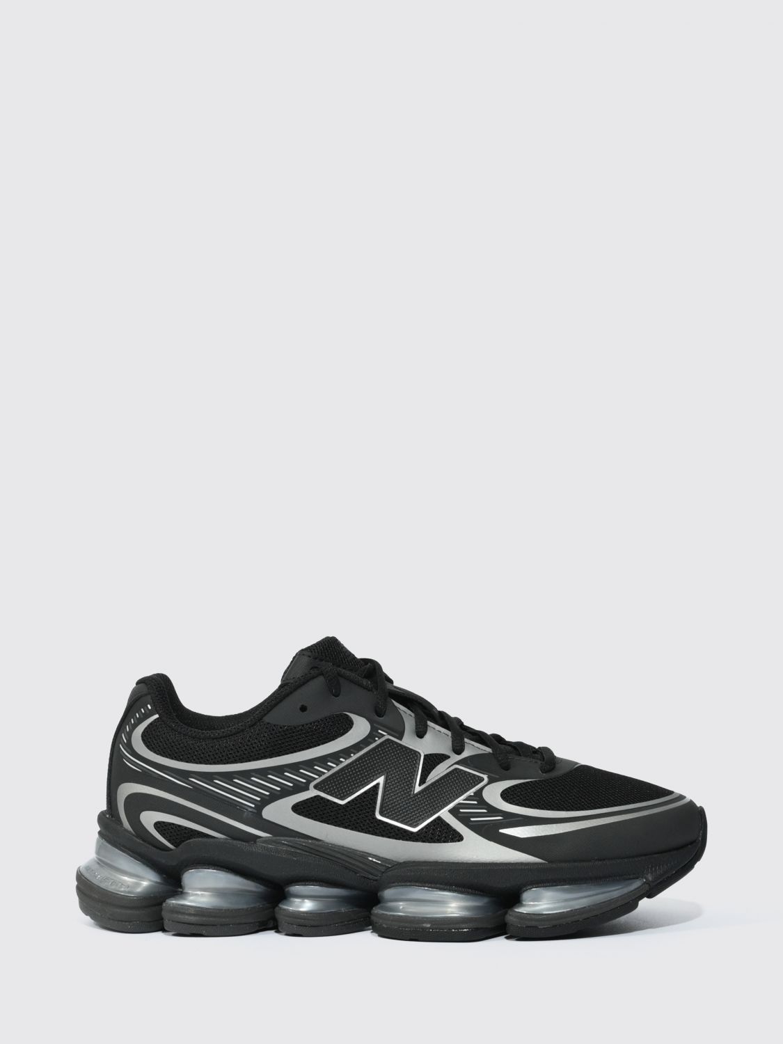 NEW BALANCE スニーカー: New Balance ABZORB 2000 メッシュラバースニーカー, ブラック - Img 1