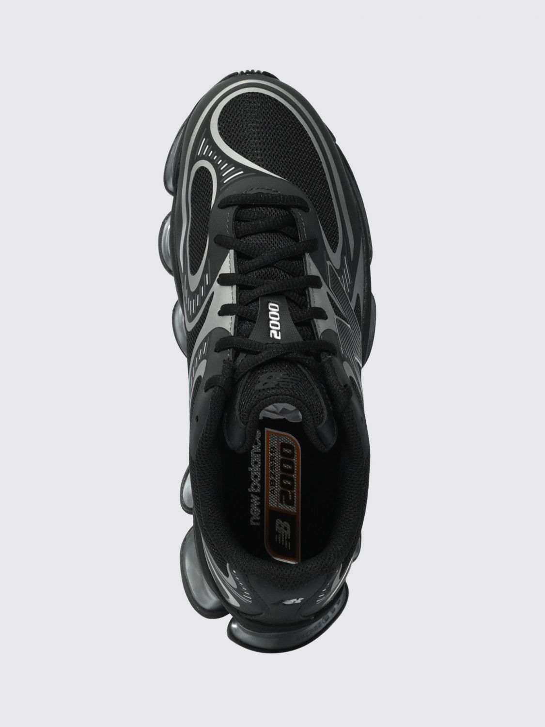 NEW BALANCE スニーカー: New Balance ABZORB 2000 メッシュラバースニーカー, ブラック - Img 4