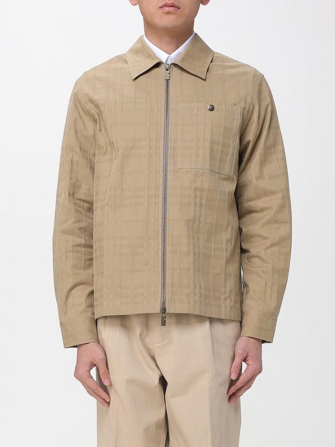 BURBERRY SHIRT: Classic Cotton Shirt Burberry, Beige - Img 1