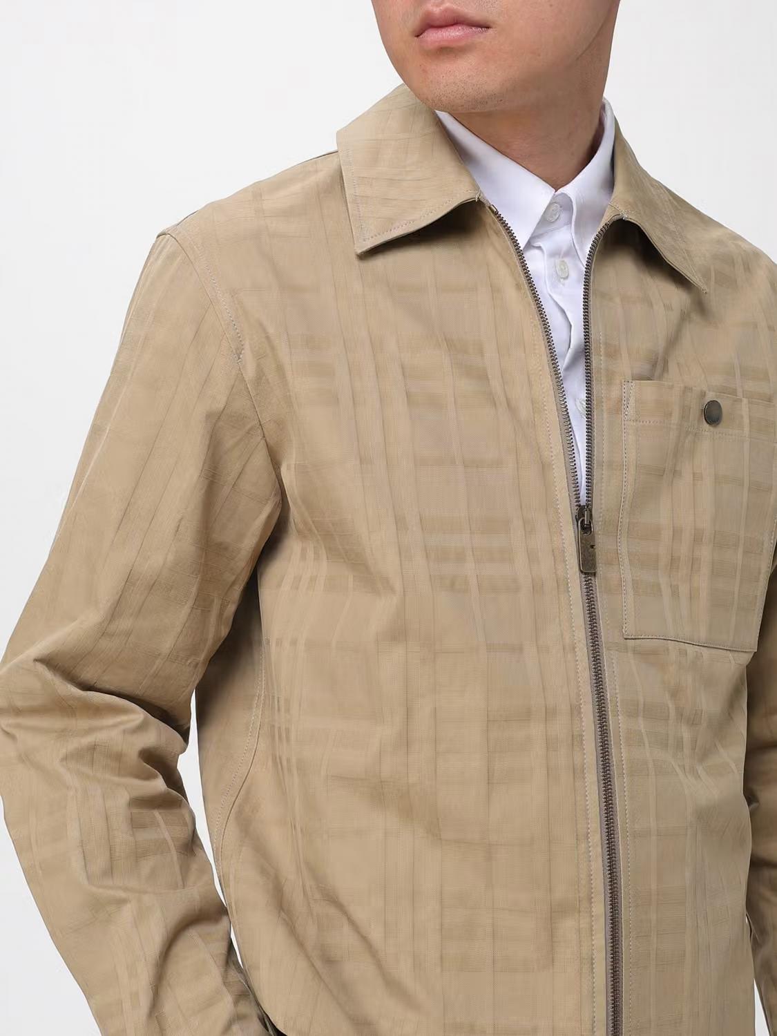 BURBERRY SHIRT: Classic Cotton Shirt Burberry, Beige - Img 4