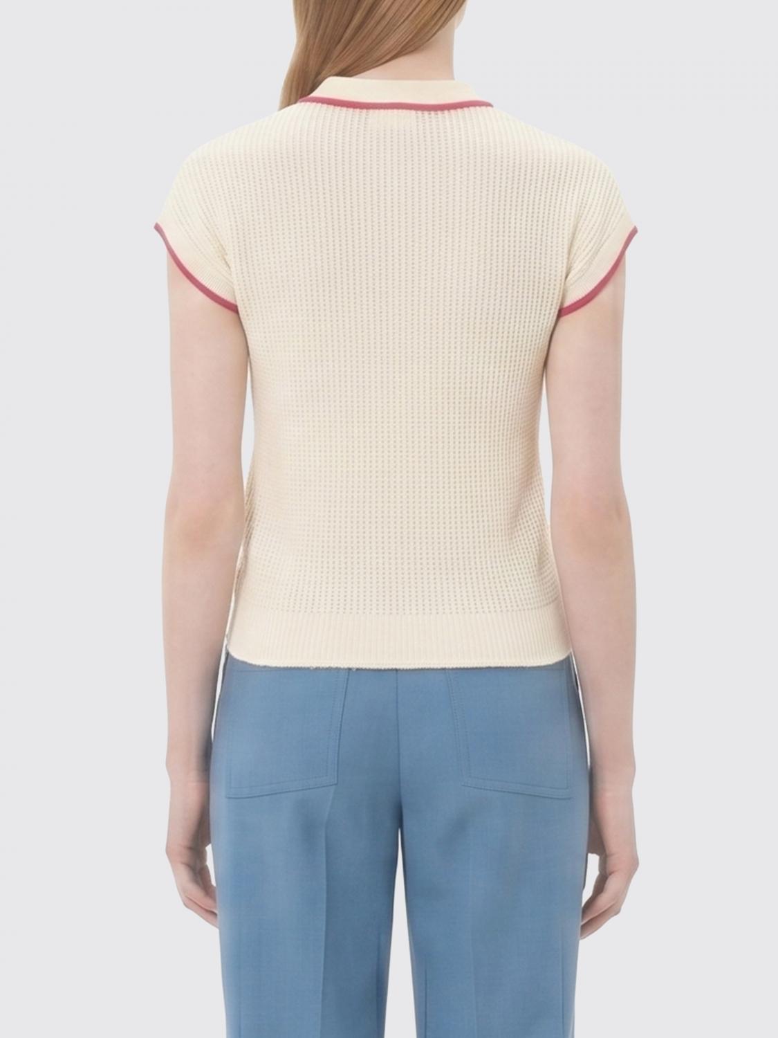 VALENTINO POLO: Polo in misto cotone con logo Valentino, Fantasia - Img 2