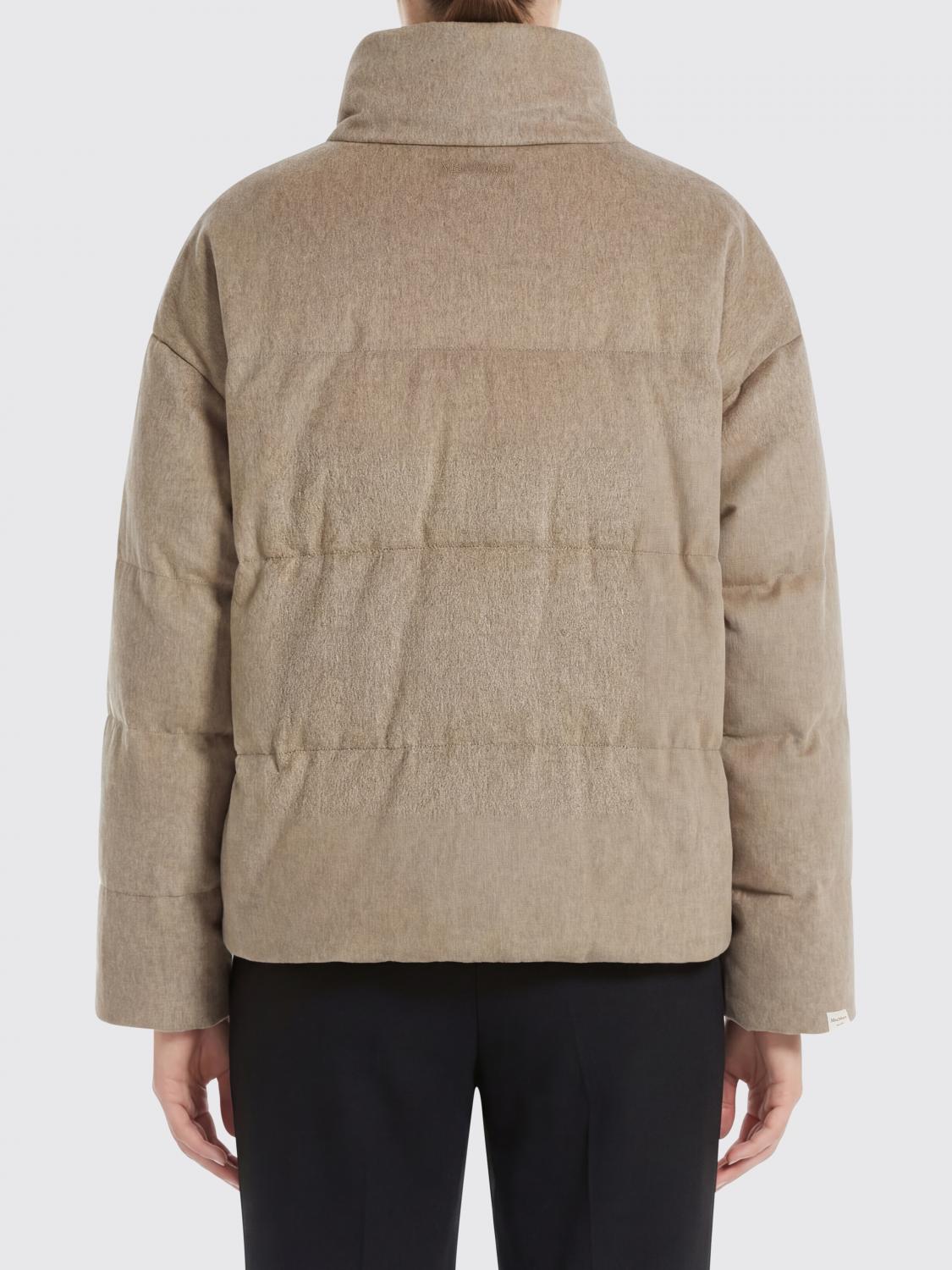 MAX MARA THE CUBE GIACCA: Piumino in cashmere Max Mara The Cube, Sabbia - Img 2