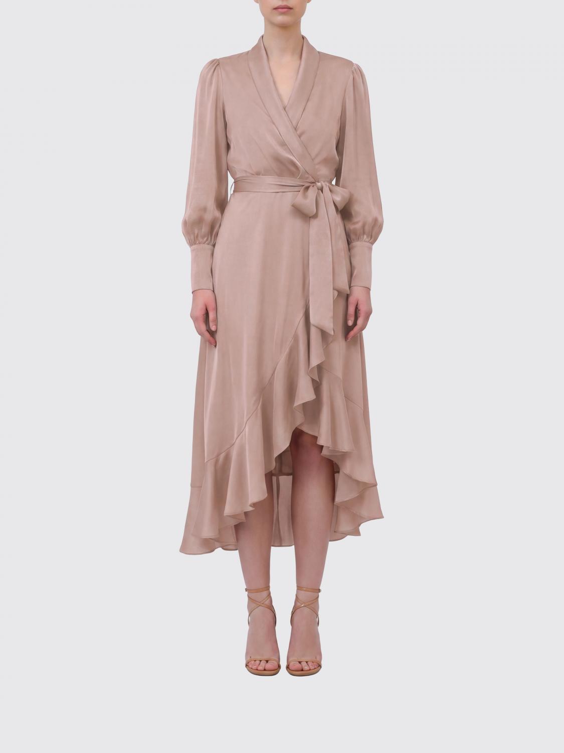 ZIMMERMANN KLEID: Wickelkleid Zimmermann aus Seide, Pink - Img 1