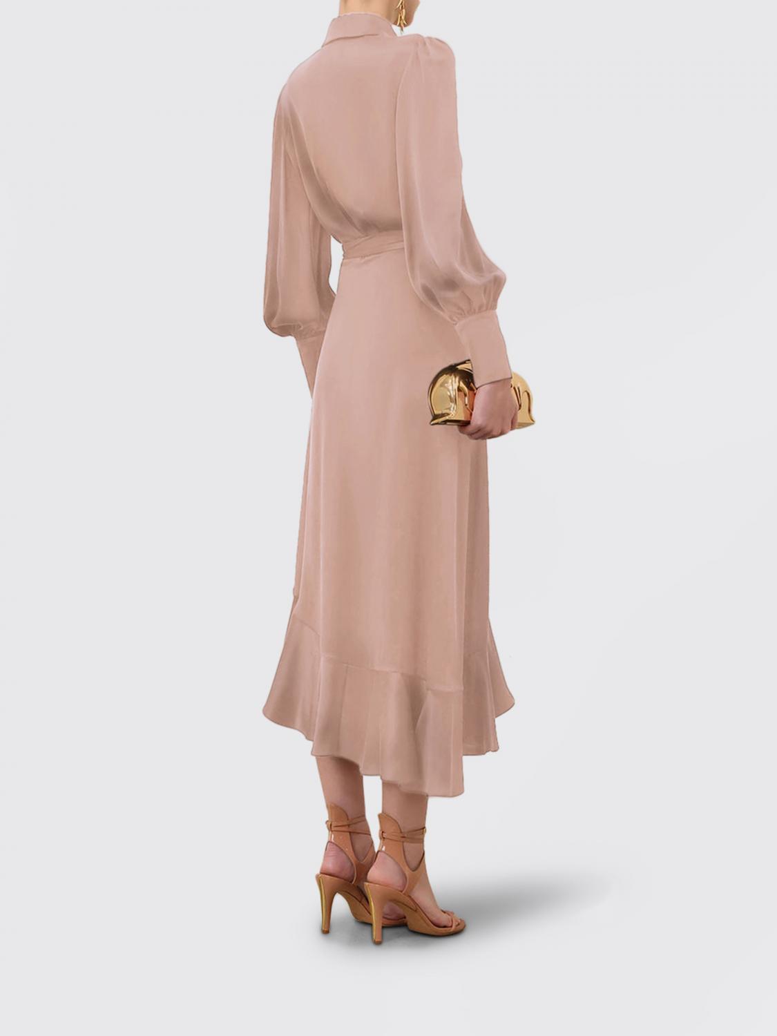 ZIMMERMANN KLEID: Wickelkleid Zimmermann aus Seide, Pink - Img 2