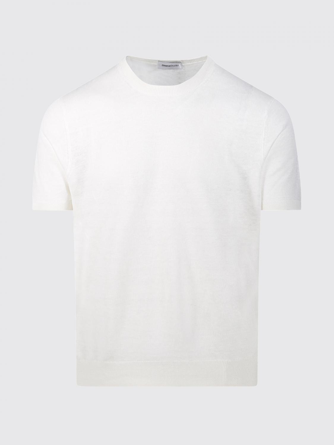DIANA STUDIO CAMISETA: Camiseta de lino Diana Studio, Blanco - Img 2