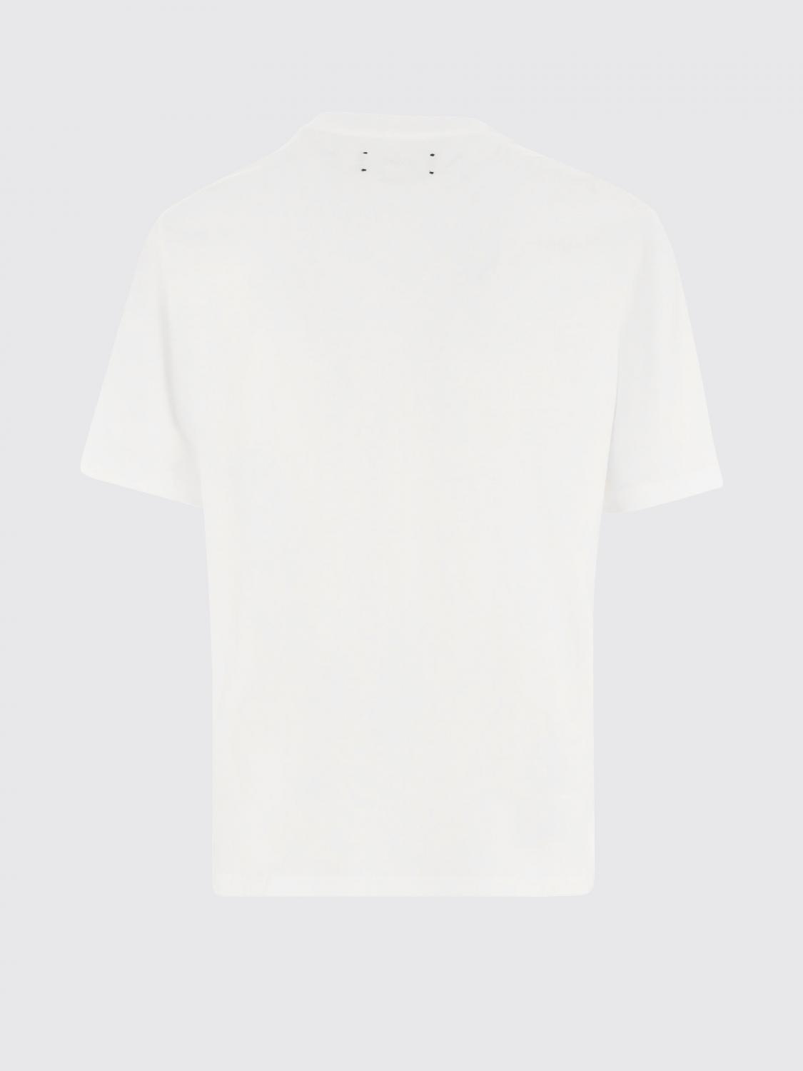 AMIRI CAMISETA: Camiseta de algodón con logo Amiri, Marfil - Img 3