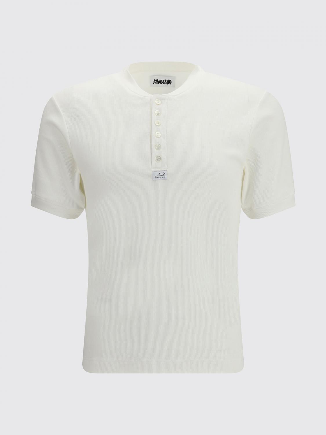 MAGLIANO PULLOVER: Baumwollstrick Magliano, Weiß - Img 2