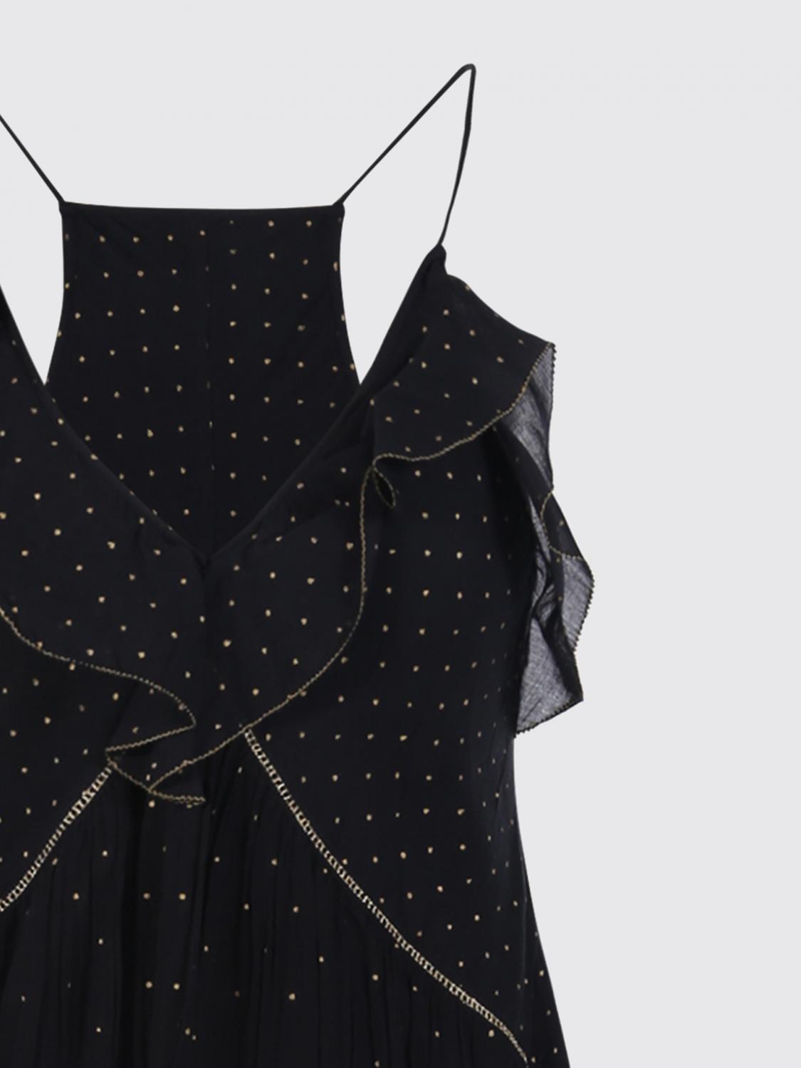 ISABEL MARANT ETOILE ABITO: Abito Vasma lungo Isabel Marant Etoile in cotone , Nero - Img 4