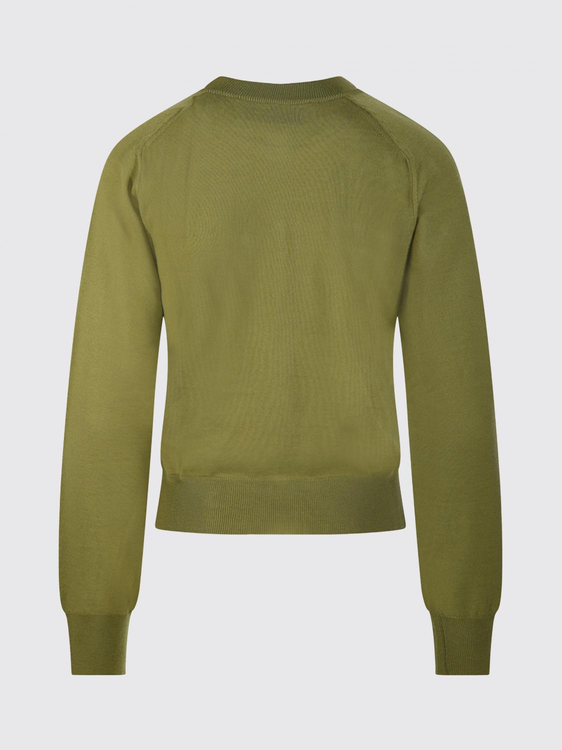 AMI PARIS PULLOVER: Woll-Cardigan Ami Paris, Grün - Img 3