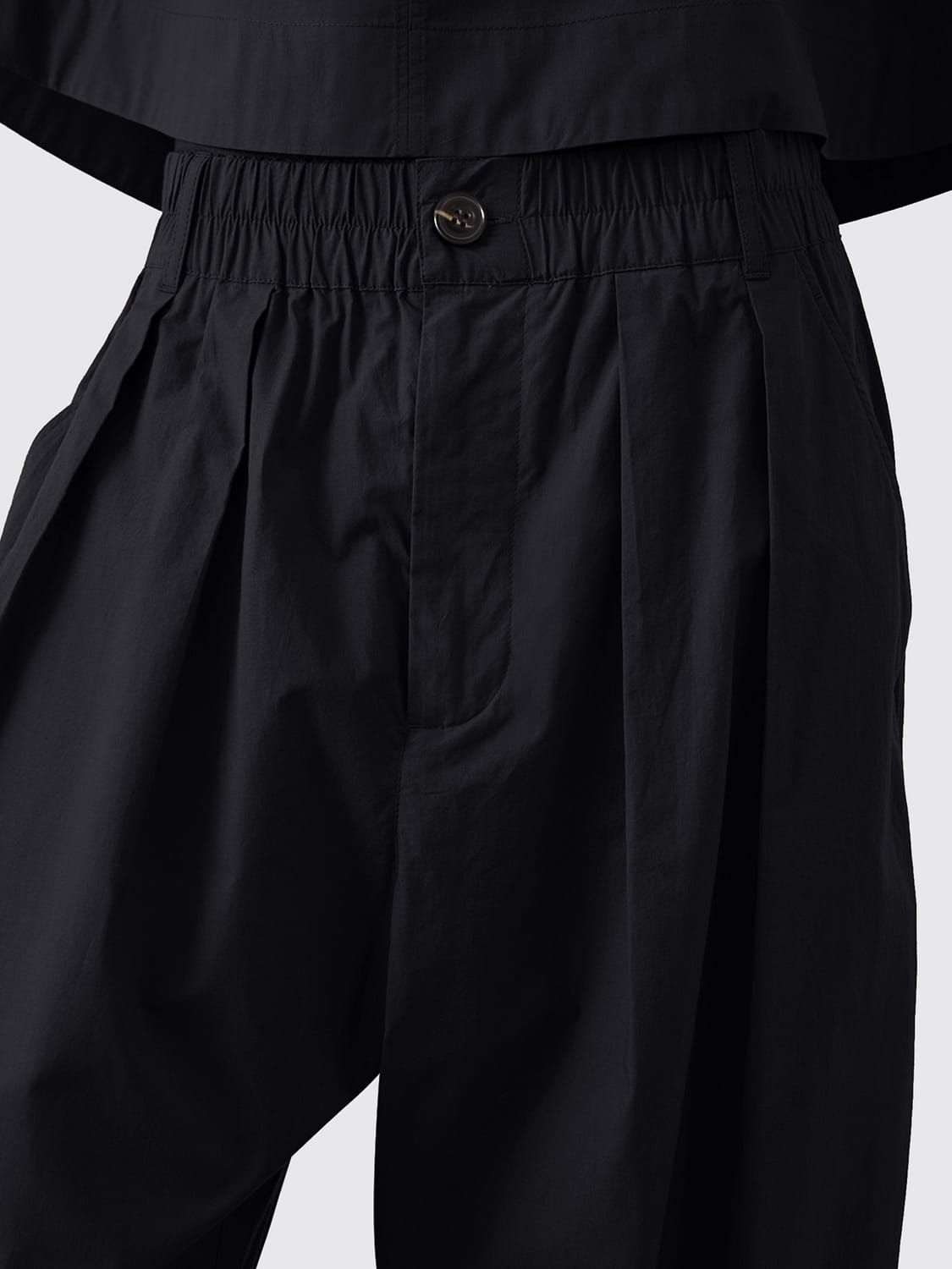 SOEUR PANTALONES: Pantalones cropped de algodón Soeur, Negro - Img 3