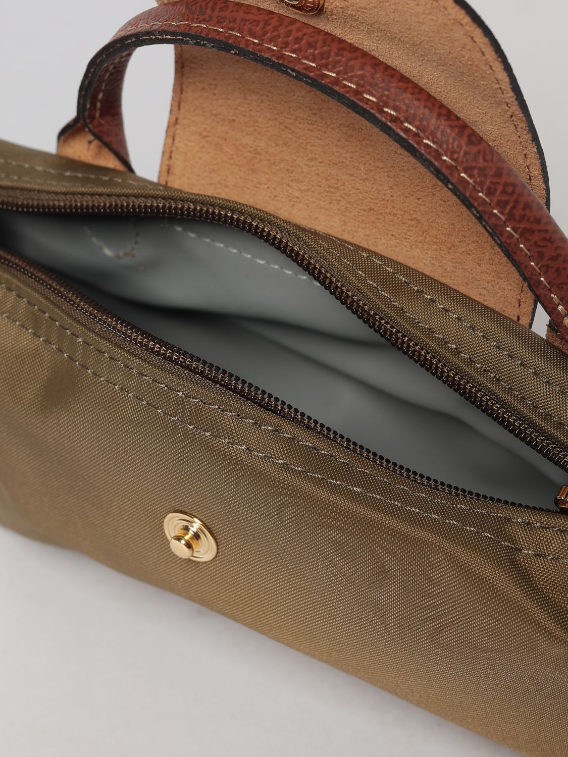 LONGCHAMP BORSA MINI: Borsa a mano donna Longchamp, Verde - Img 3