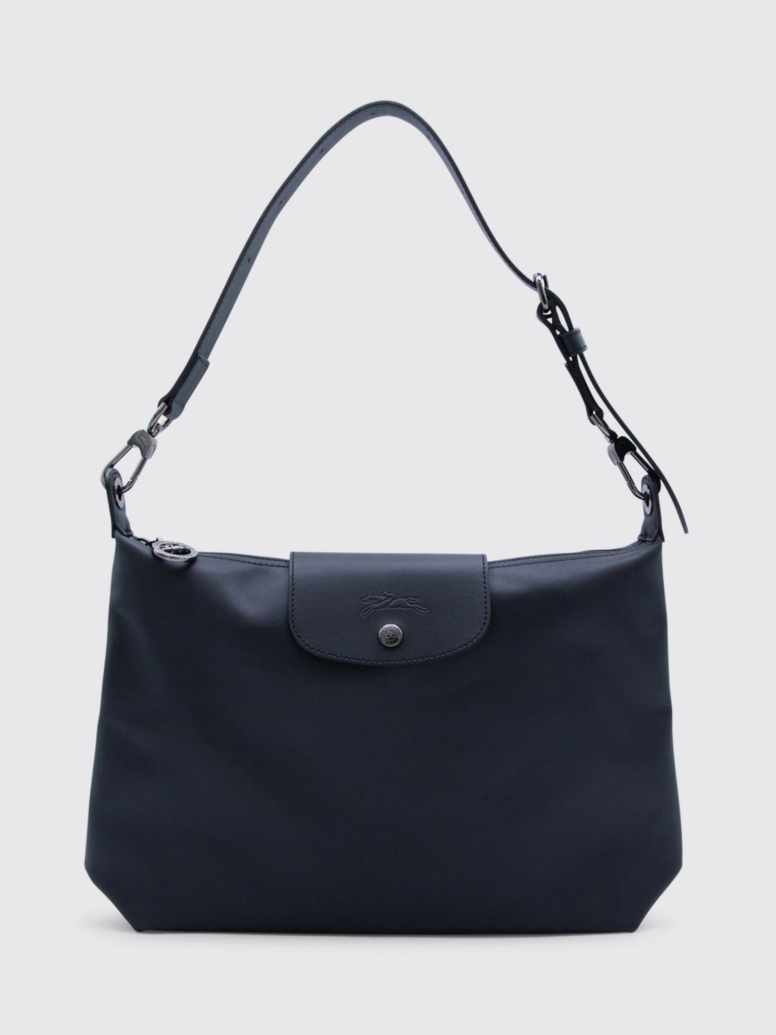 LONGCHAMP SCHULTERTASCHE: Handtasche damen Longchamp, Schwarz - Img 1