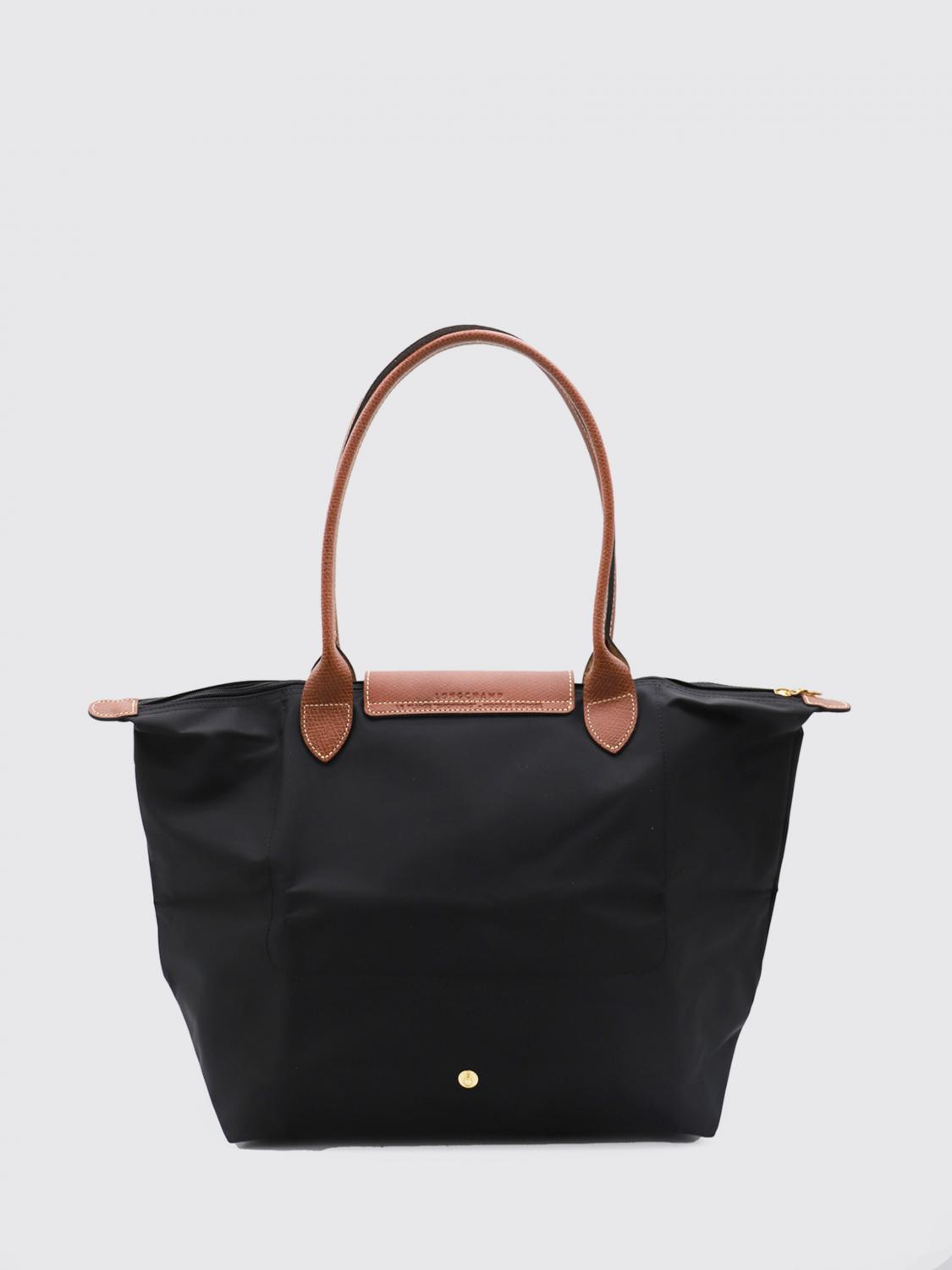 LONGCHAMP SAC PORTÉ ÉPAULE: Sac Le Pliage Original L en nylon Longchamp, Noir - Img 2