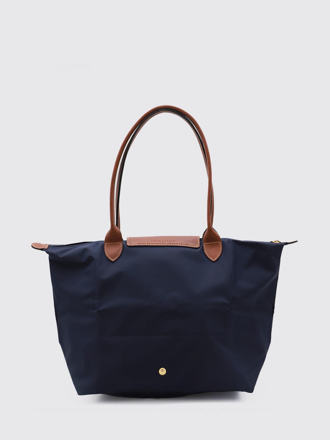 LONGCHAMP SCHULTERTASCHE: Le Pliage Original L Tasche aus Nylon Longchamp, Blau - Img 2