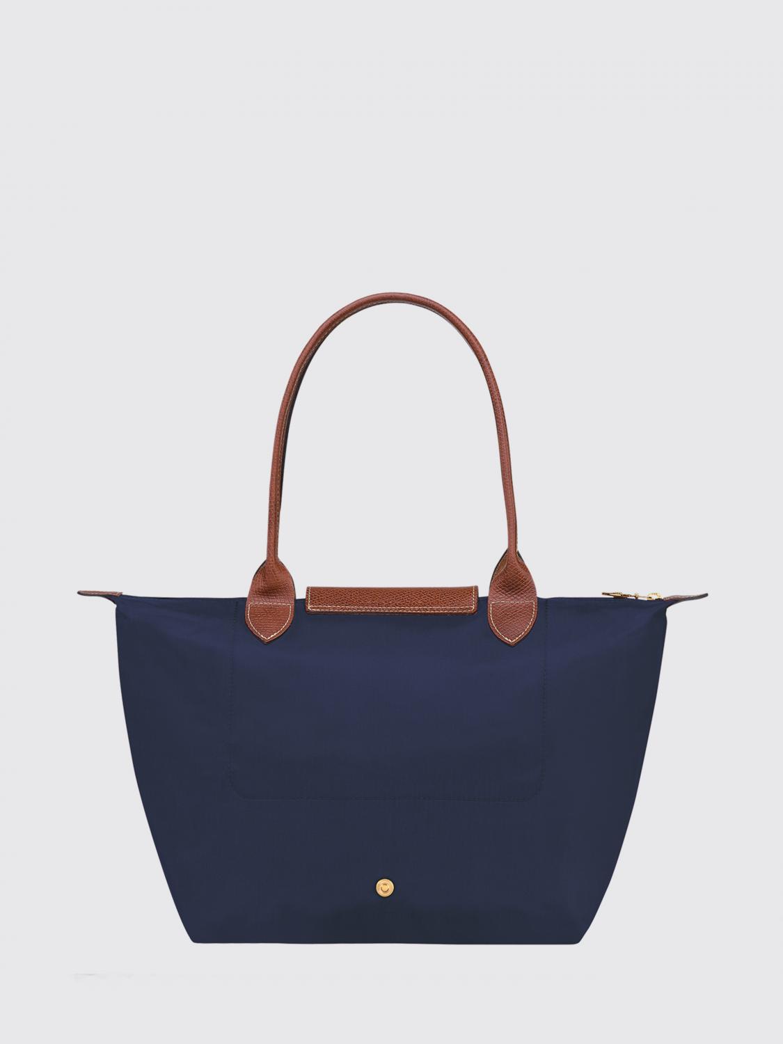 LONGCHAMP SCHULTERTASCHE: Le Pliage Original M Tasche aus Nylon Longchamp, Blau - Img 2