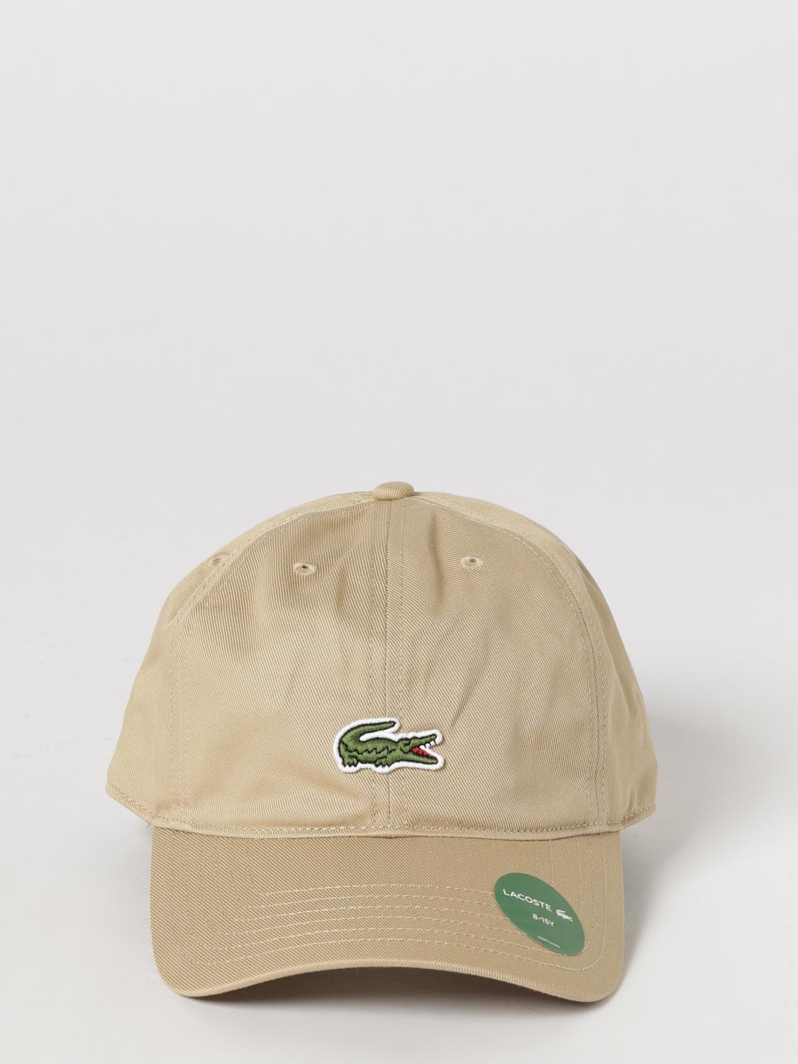 LACOSTE 모자: Lacoste 로고 코튼 베이스볼 캡, 베이지 - Img 2