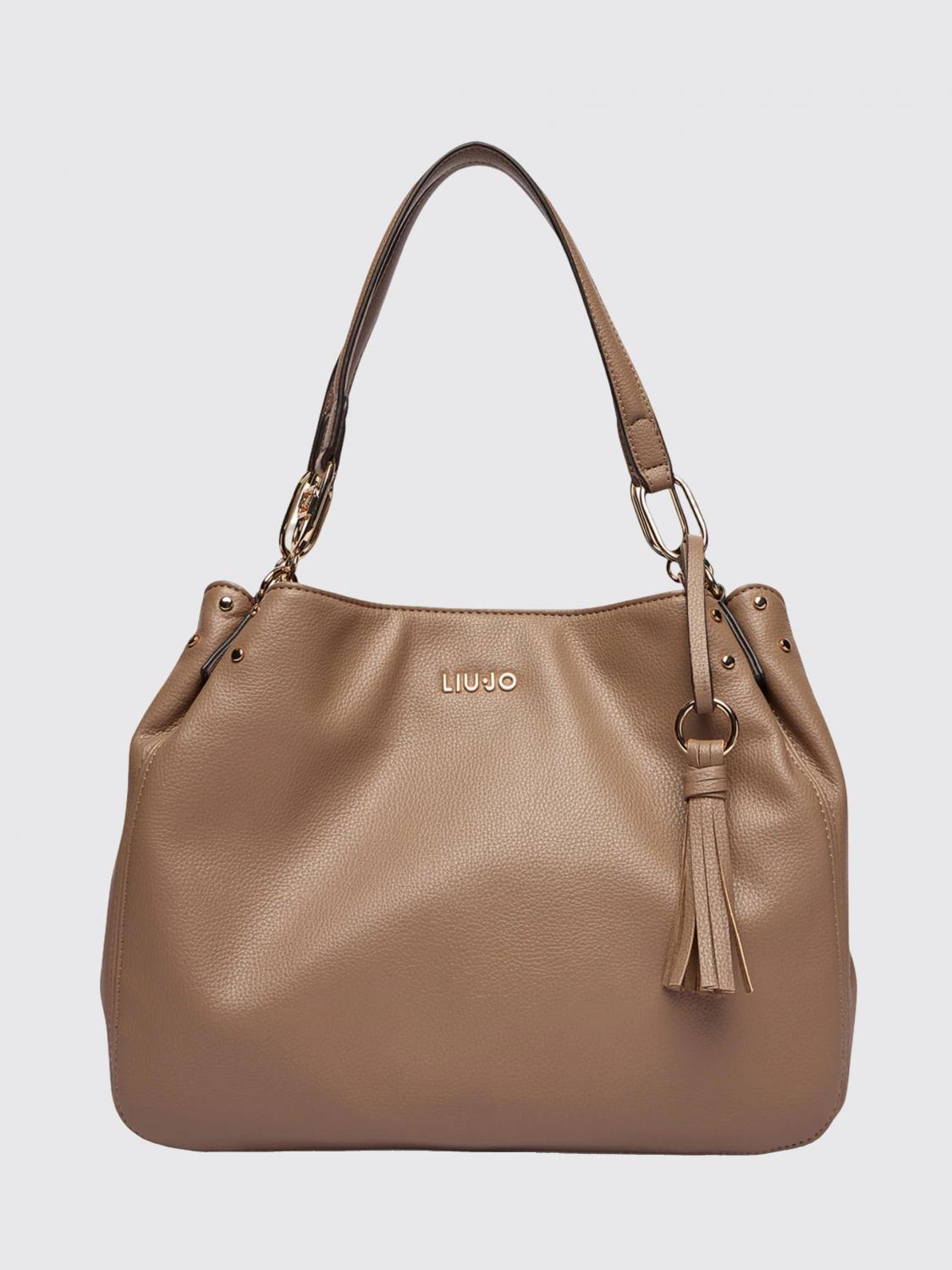 LIU JO BORSA A SPALLA: Borsa Cirry Liu Jo in pelle sintetica a grana , Cammello - Img 1