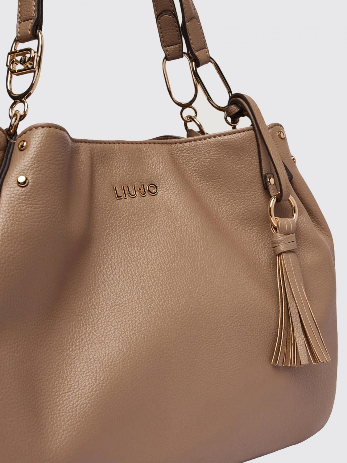 LIU JO BORSA A SPALLA: Borsa Cirry Liu Jo in pelle sintetica a grana , Cammello - Img 4