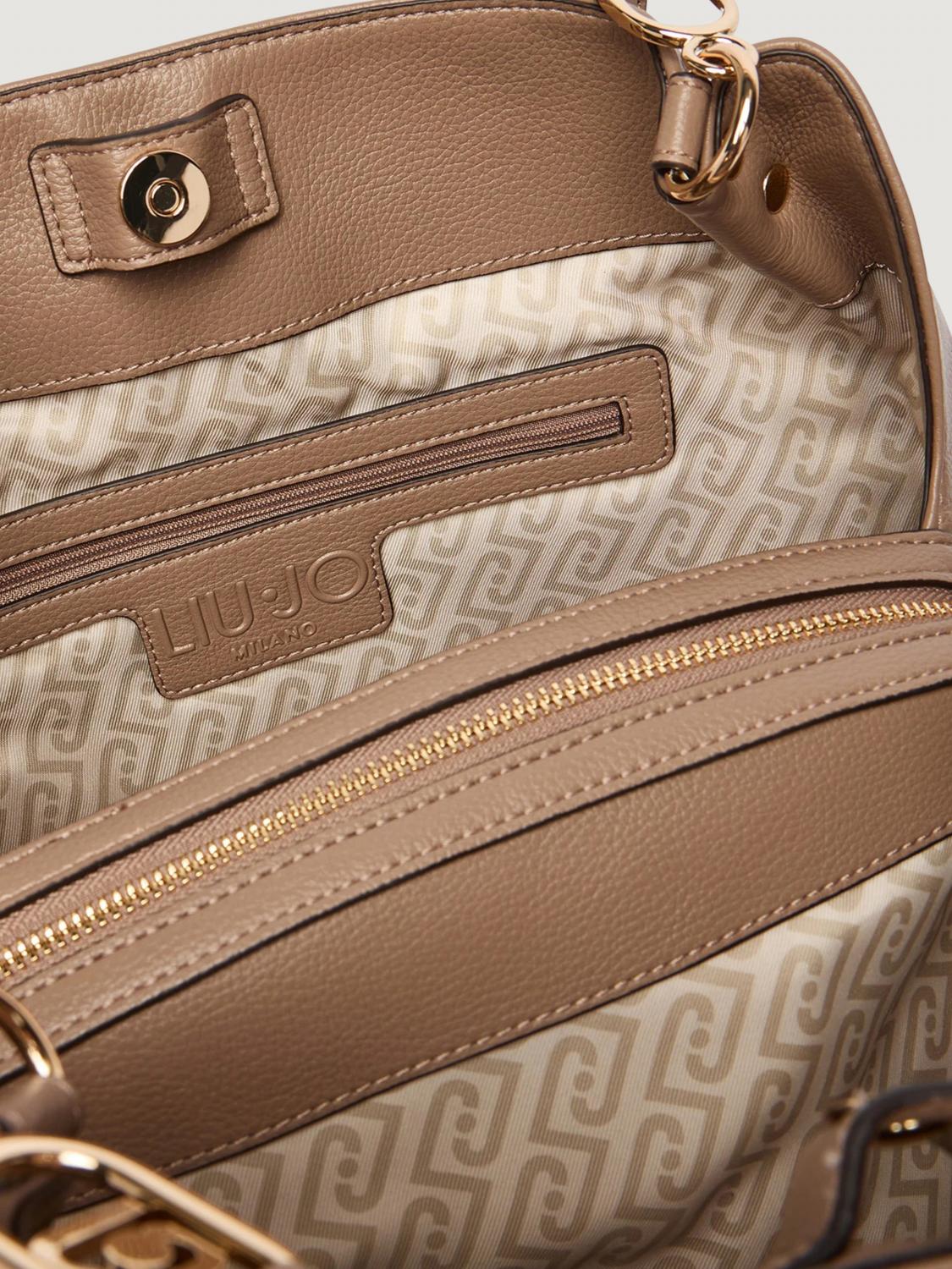 LIU JO BORSA A SPALLA: Borsa Cirry Liu Jo in pelle sintetica a grana , Cammello - Img 5