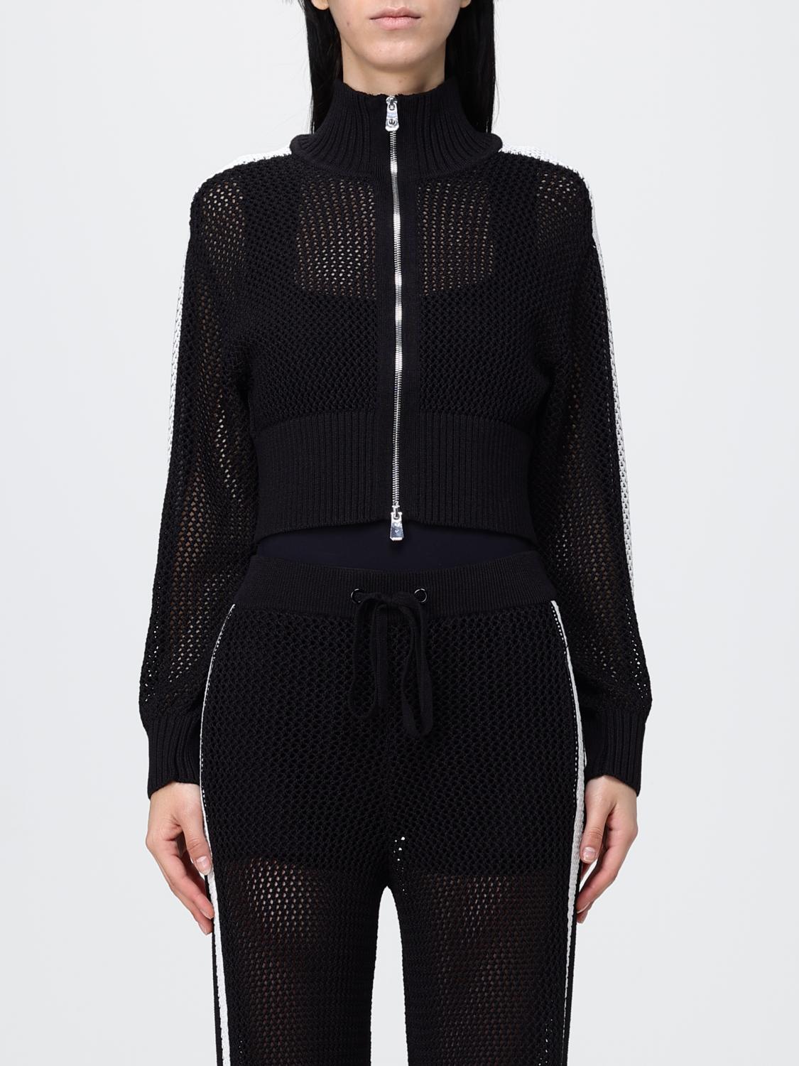 PINKO JERSEY: Cárdigan Pinko de mezcla de algodón, Negro - Img 1