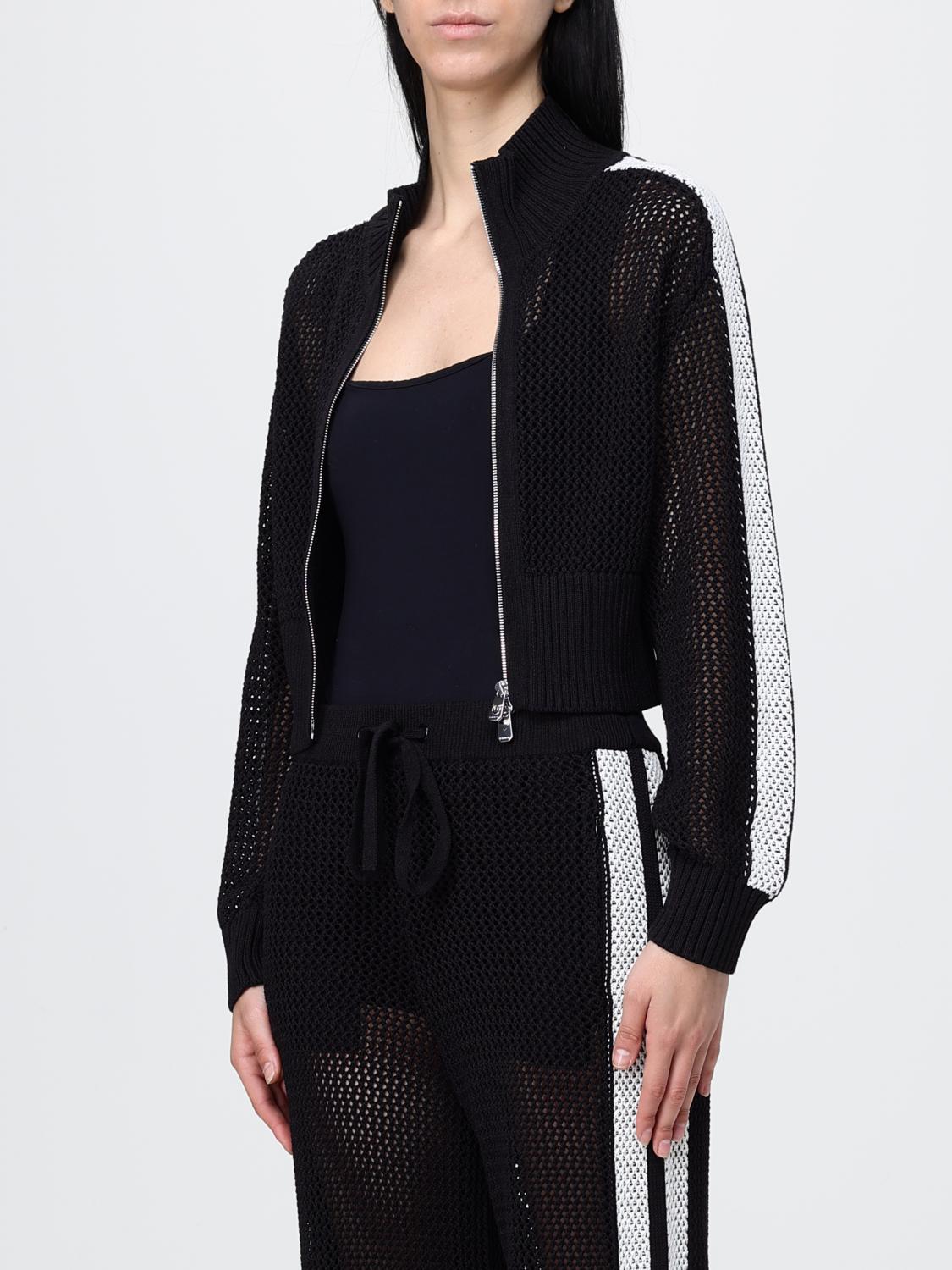 PINKO JERSEY: Cárdigan Pinko de mezcla de algodón, Negro - Img 4