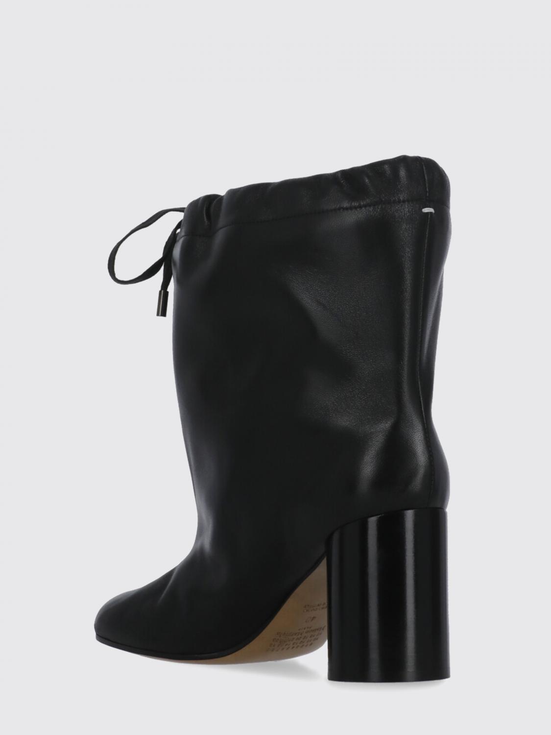 MAISON MARGIELA STIVALI: Stivaletto Tabi Maison Margiela in pelle , Nero - Img 3