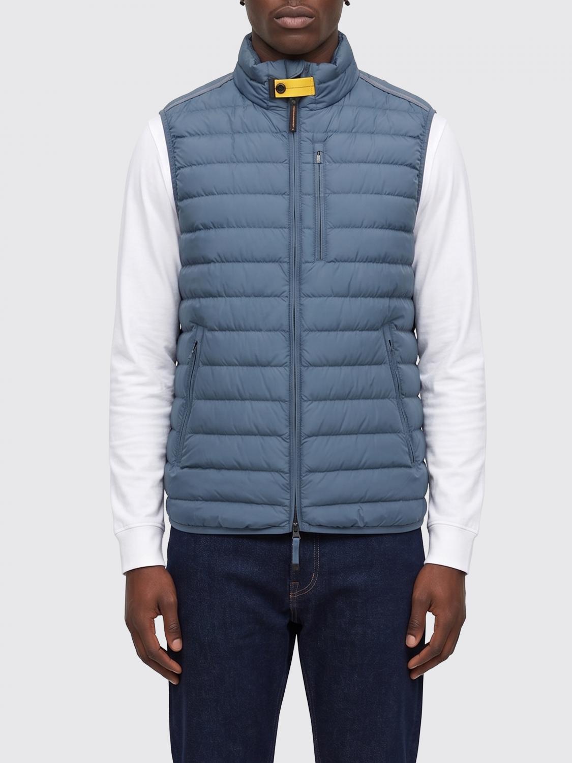 PARAJUMPERS 정장 조끼: Parajumpers 폴리에스터 태피터 패딩 퀼팅 베스트, 마린 - Img 1