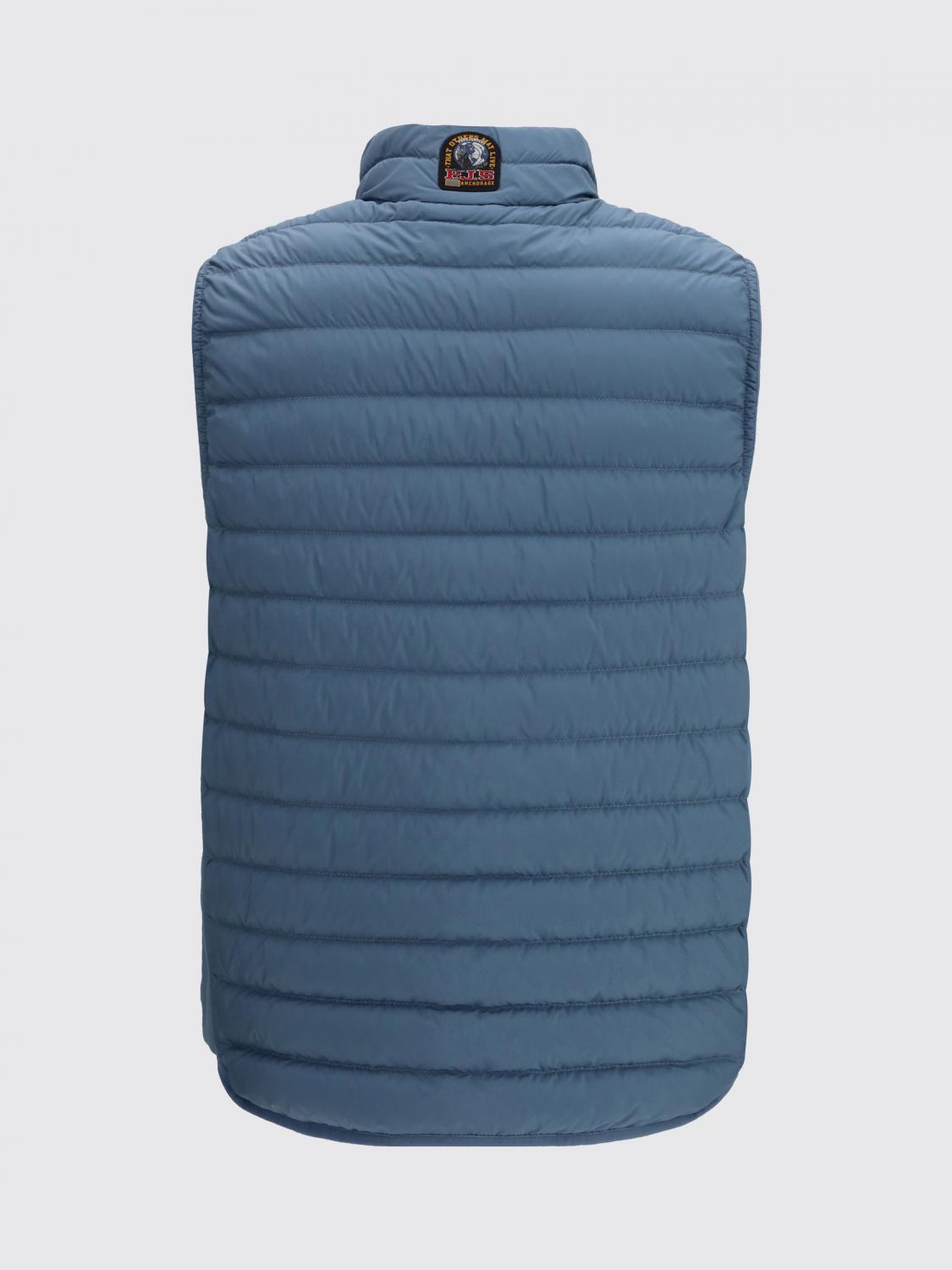PARAJUMPERS 정장 조끼: Parajumpers 폴리에스터 태피터 패딩 퀼팅 베스트, 마린 - Img 3