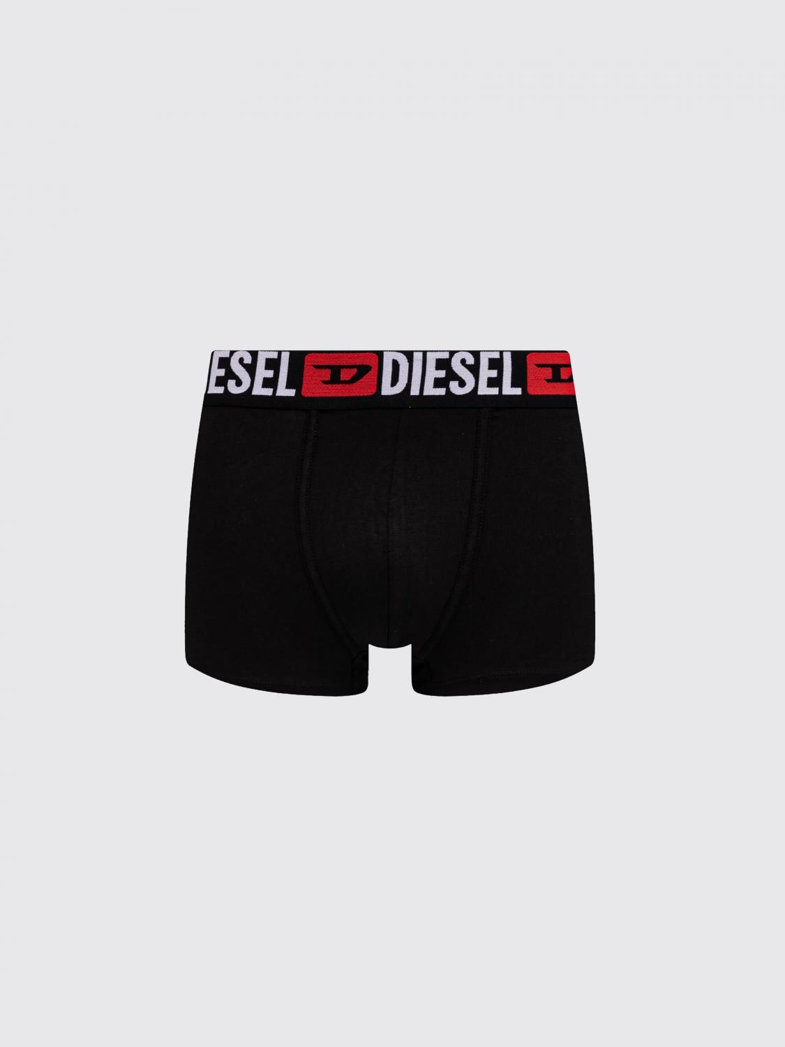 DIESEL INTIMO: Set 5 boxer in cotone Diesel, Nero - Img 2