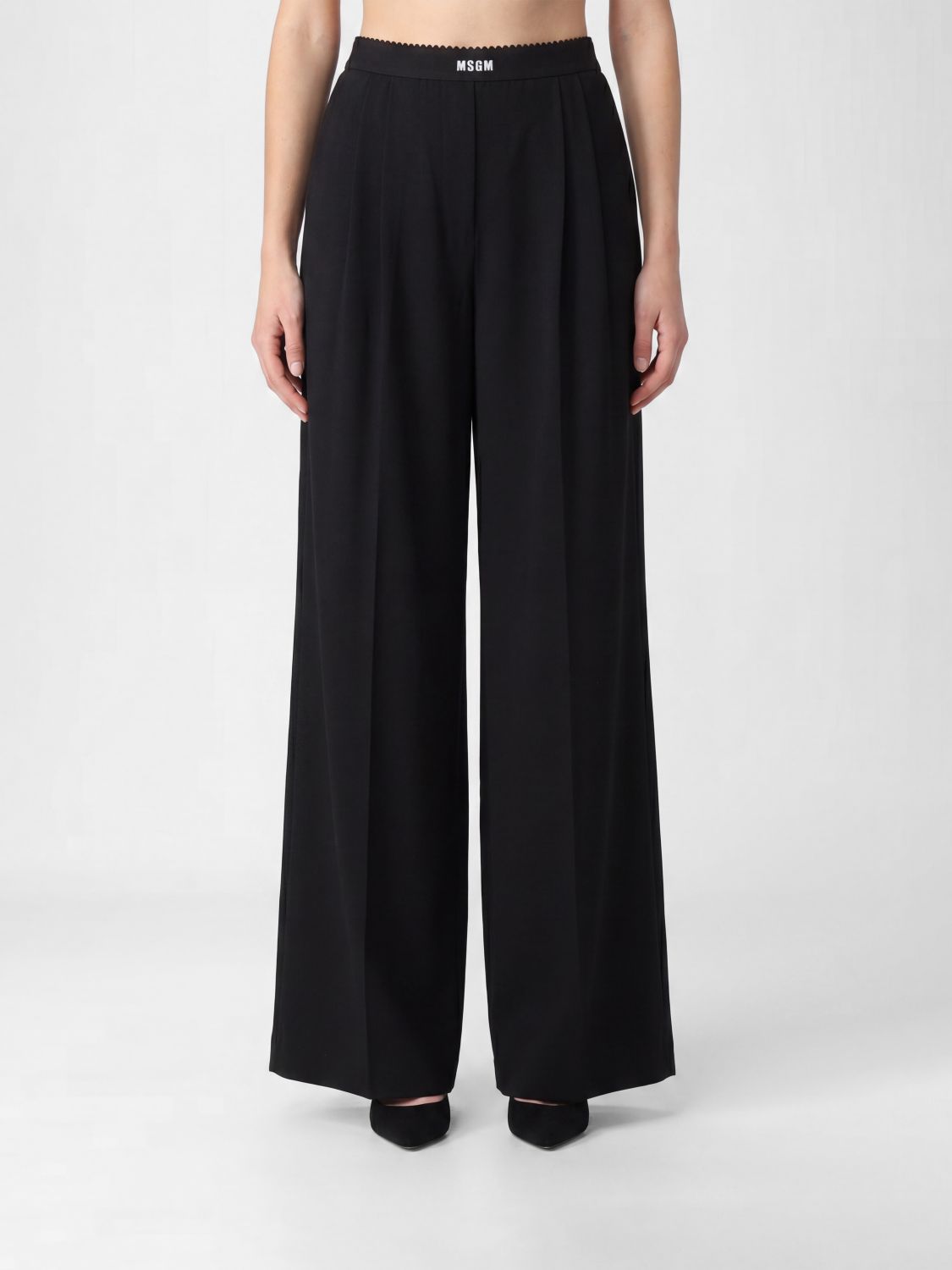 MSGM HOSE: Hose damen MSGM, Schwarz - Img 1