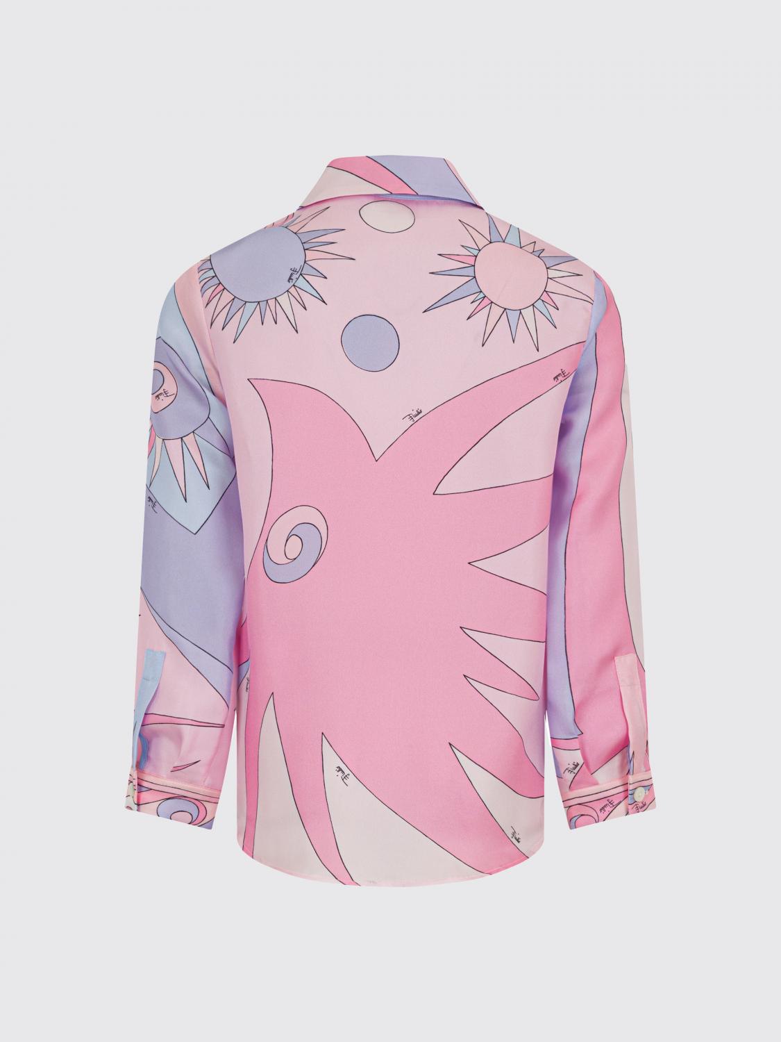 PUCCI BLUSE: Bluse kinder Pucci, Violett - Img 2