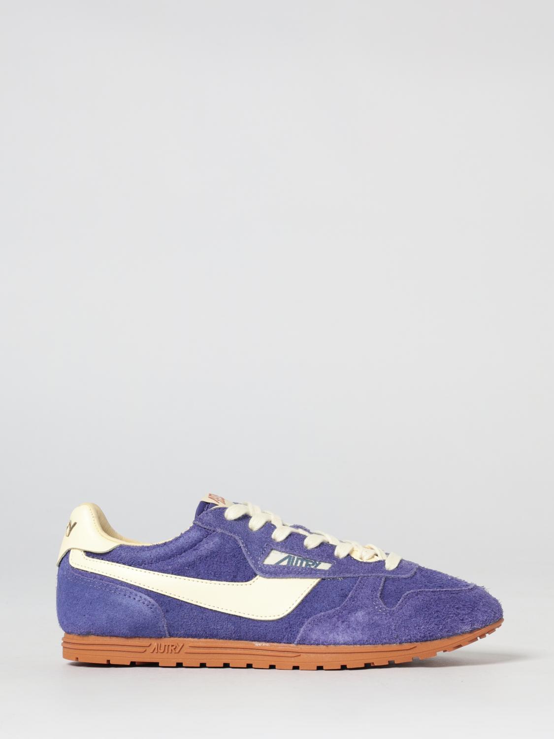 AUTRY SNEAKERS: Sneakers Windspin Autry in camoscio , Viola - Img 1