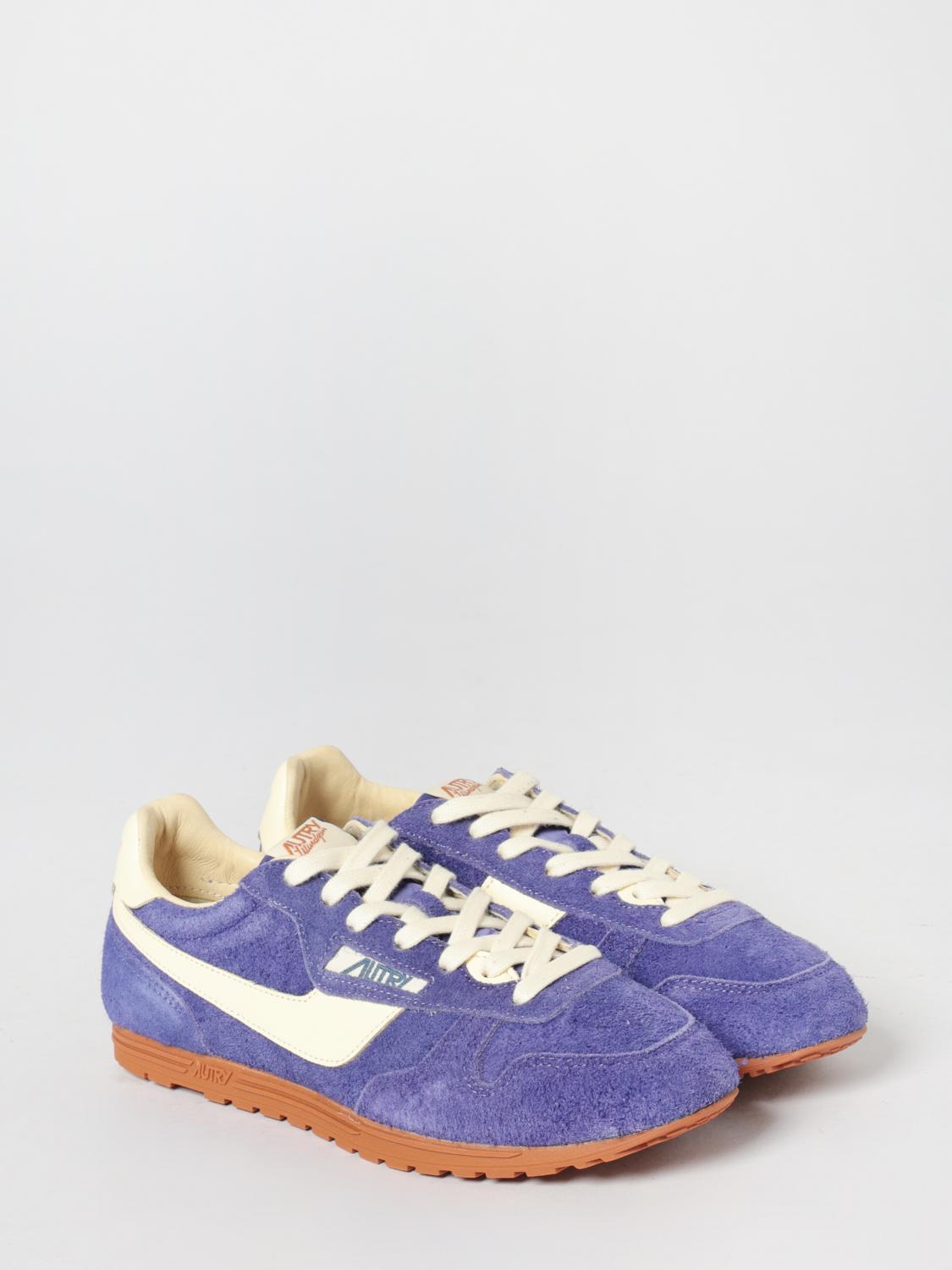 AUTRY SNEAKERS: Sneakers Windspin Autry in camoscio , Viola - Img 2