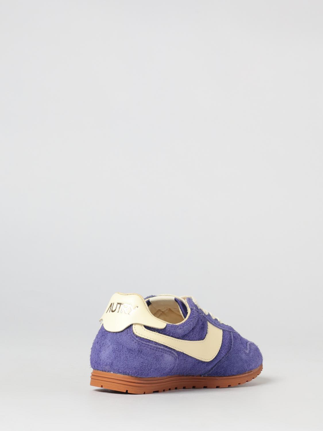AUTRY SNEAKERS: Sneakers Windspin Autry in camoscio , Viola - Img 3