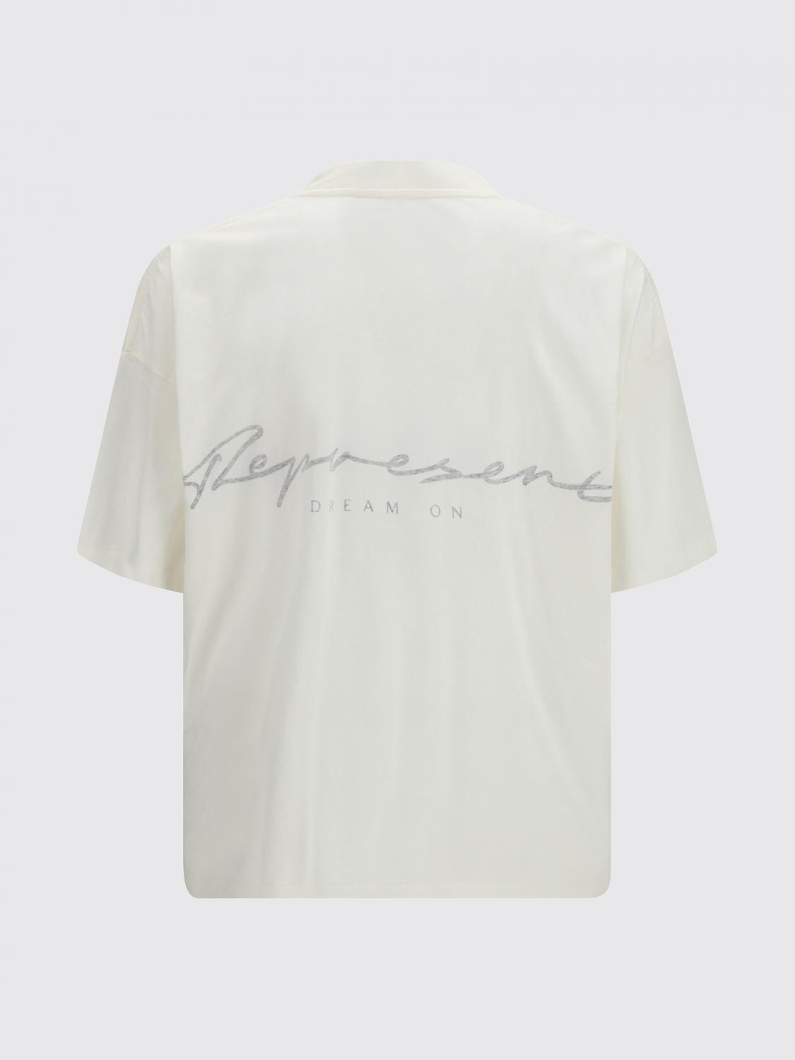 REPRESENT CAMISETA: Camiseta de algodón estampada Represent, Blanco 1 - Img 3