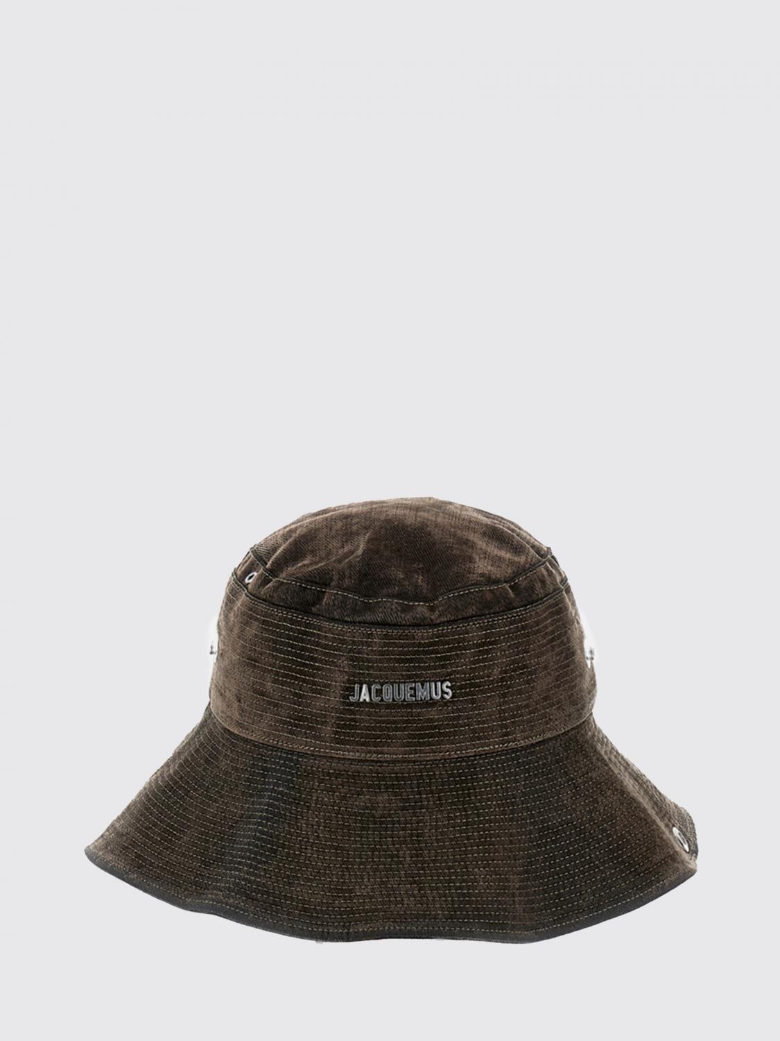 JACQUEMUS 帽子: Jacquemus Le Bob De-Nîmesキルティングベルベットハット, グリーン - Img 1