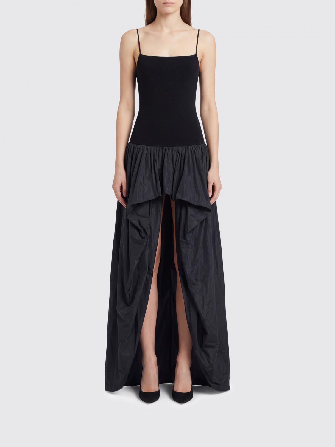 STELLA MCCARTNEY ABITO: Abito asimmetrico Stella McCartney in misto viscosa , Nero - Img 1