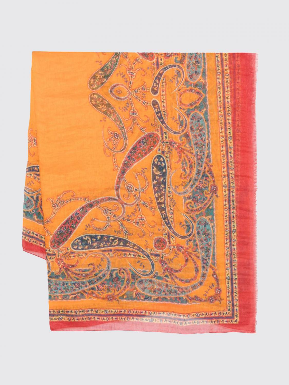 ETRO SCIARPA: Sciarpa in modal paisley Etro, Fantasia - Img 1