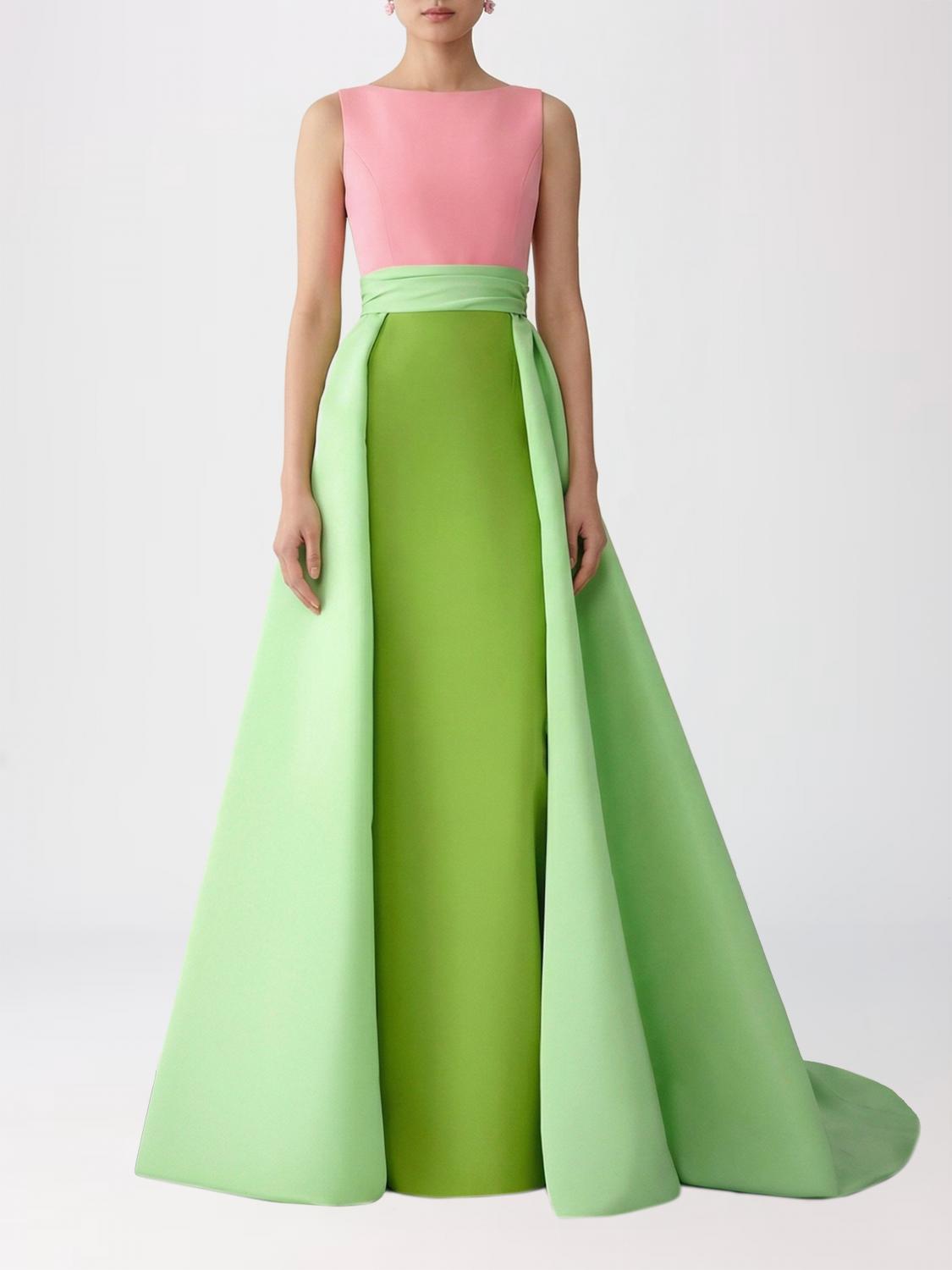 CAROLINA HERRERA ABITO: Abito Carolina Herrera in seta, Fantasia - Img 1
