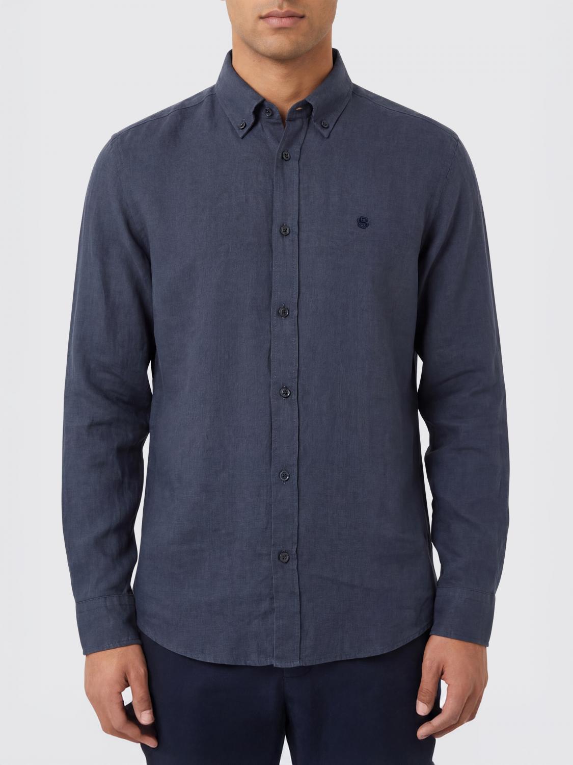 BOSS CAMICIA: Camicia casual Boss in lino , Blue - Img 1