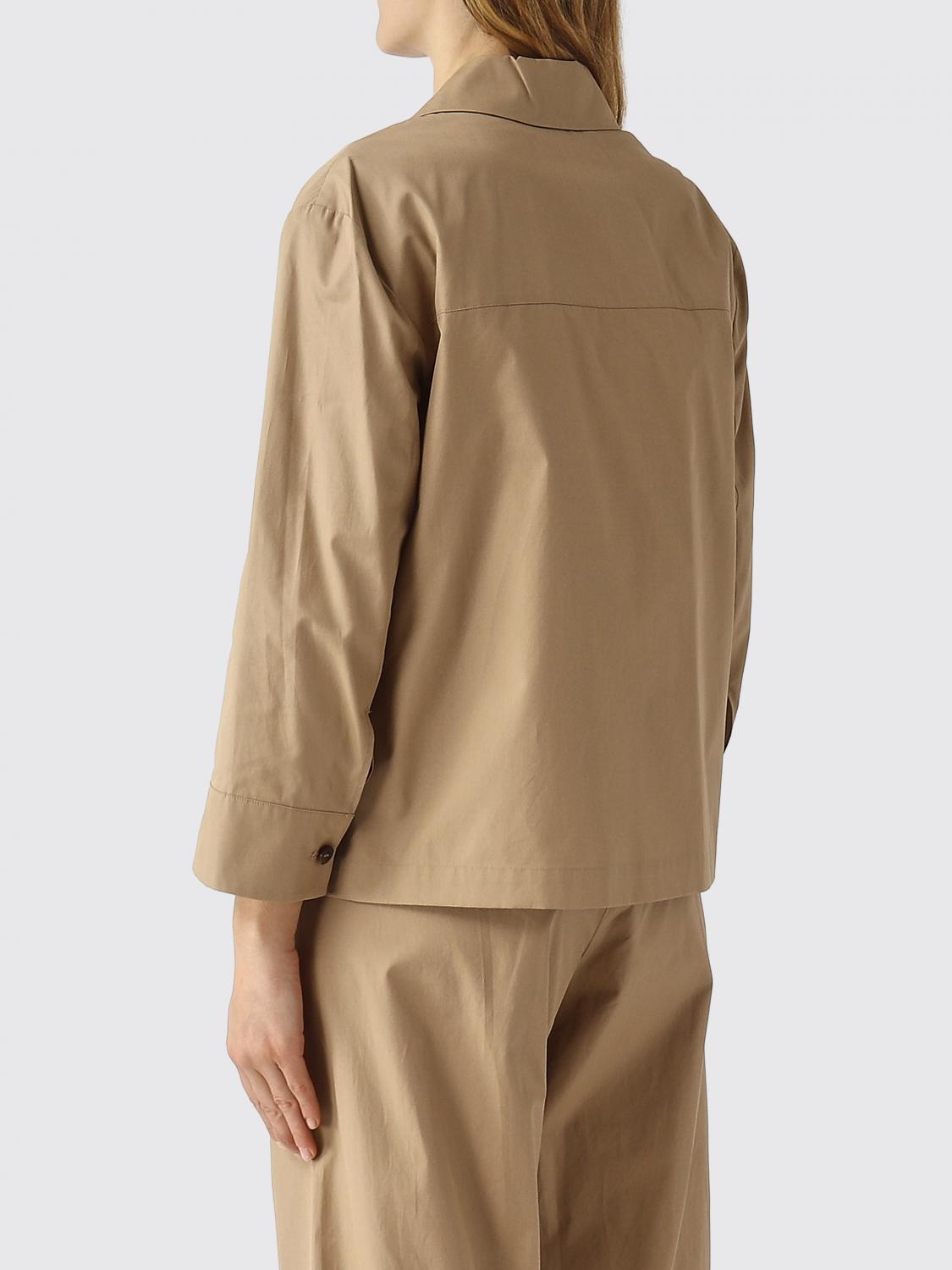'S MAX MARA CAMICIA: Camicia sahariana Renata 'S Max Mara in cotone , Cammello - Img 2