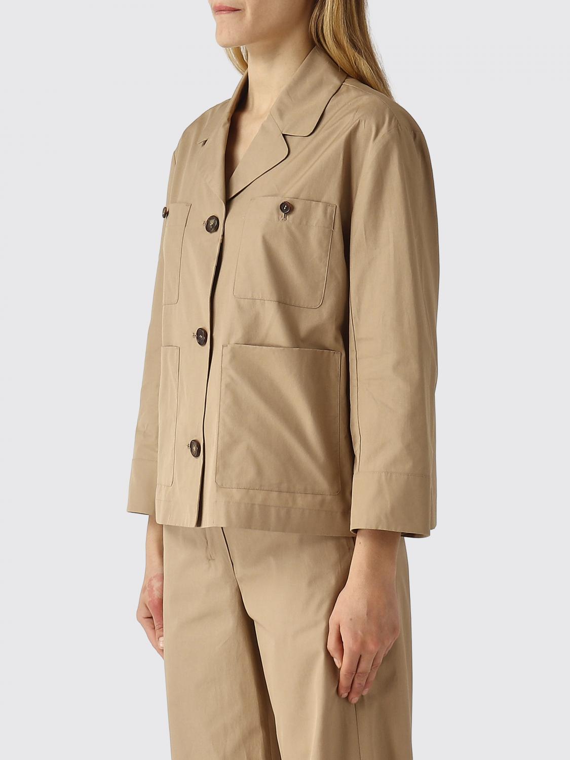 'S MAX MARA CAMICIA: Camicia sahariana Renata 'S Max Mara in cotone , Cammello - Img 3