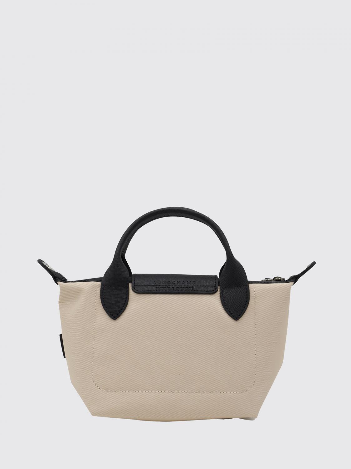 LONGCHAMP BORSA MINI: Borsa Le Pliage Energy Longchamp in canvas, Fango - Img 2