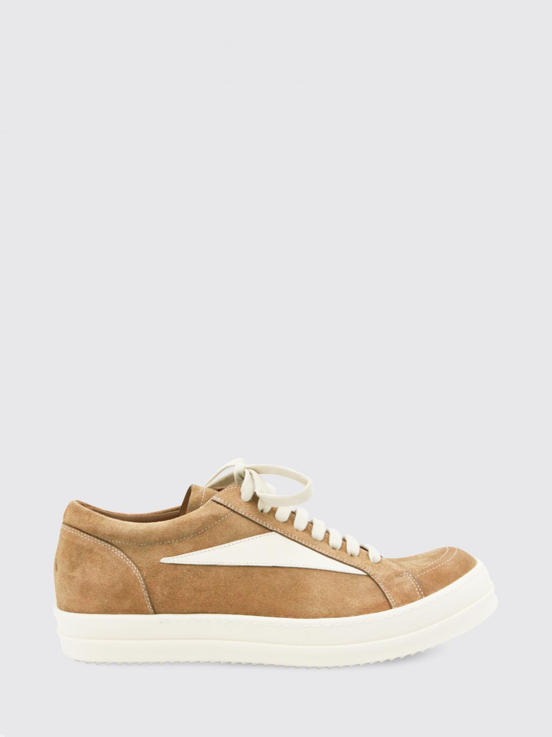 RICK OWENS SNEAKERS: Sneakers Vintage Rick Owens in camoscio , Beige - Img 1