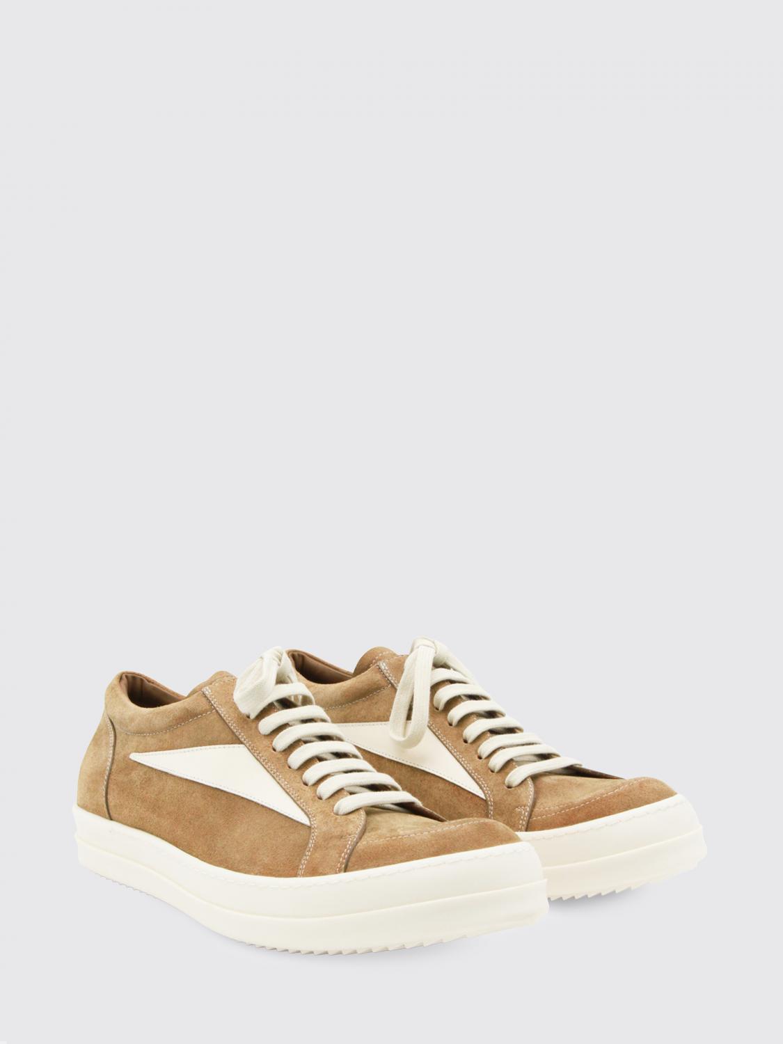 RICK OWENS SNEAKERS: Sneakers Vintage Rick Owens in camoscio , Beige - Img 2