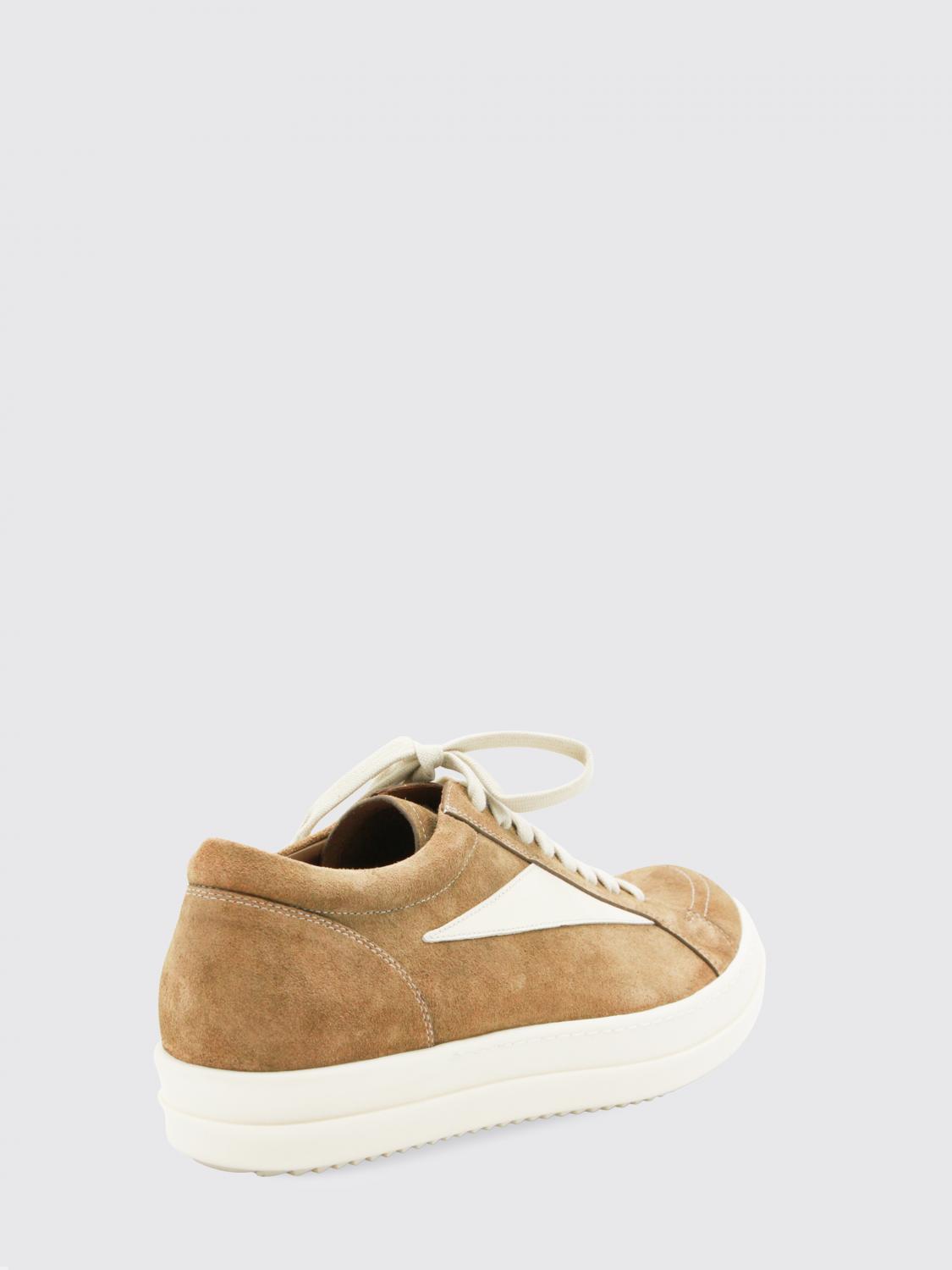 RICK OWENS SNEAKERS: Sneakers Vintage Rick Owens in camoscio , Beige - Img 3